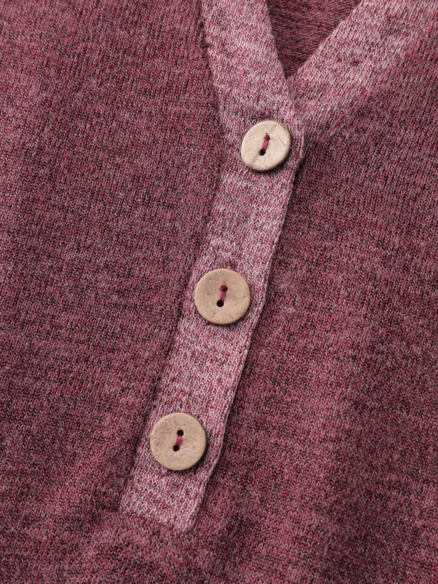 Color Contrast Fit Flared Knit Top - Image 5
