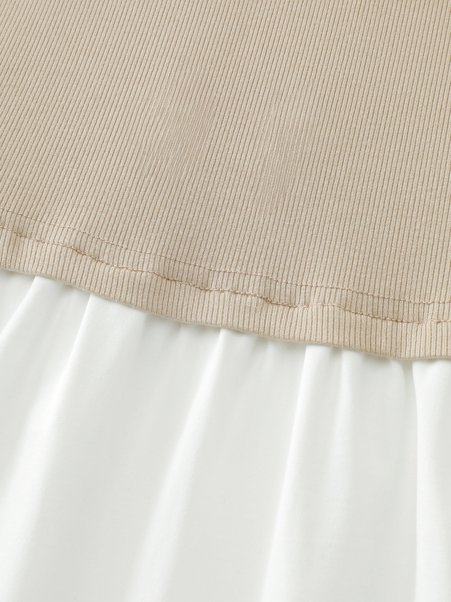 Color Contrast Layered Flowy Midi Dress - Image 5