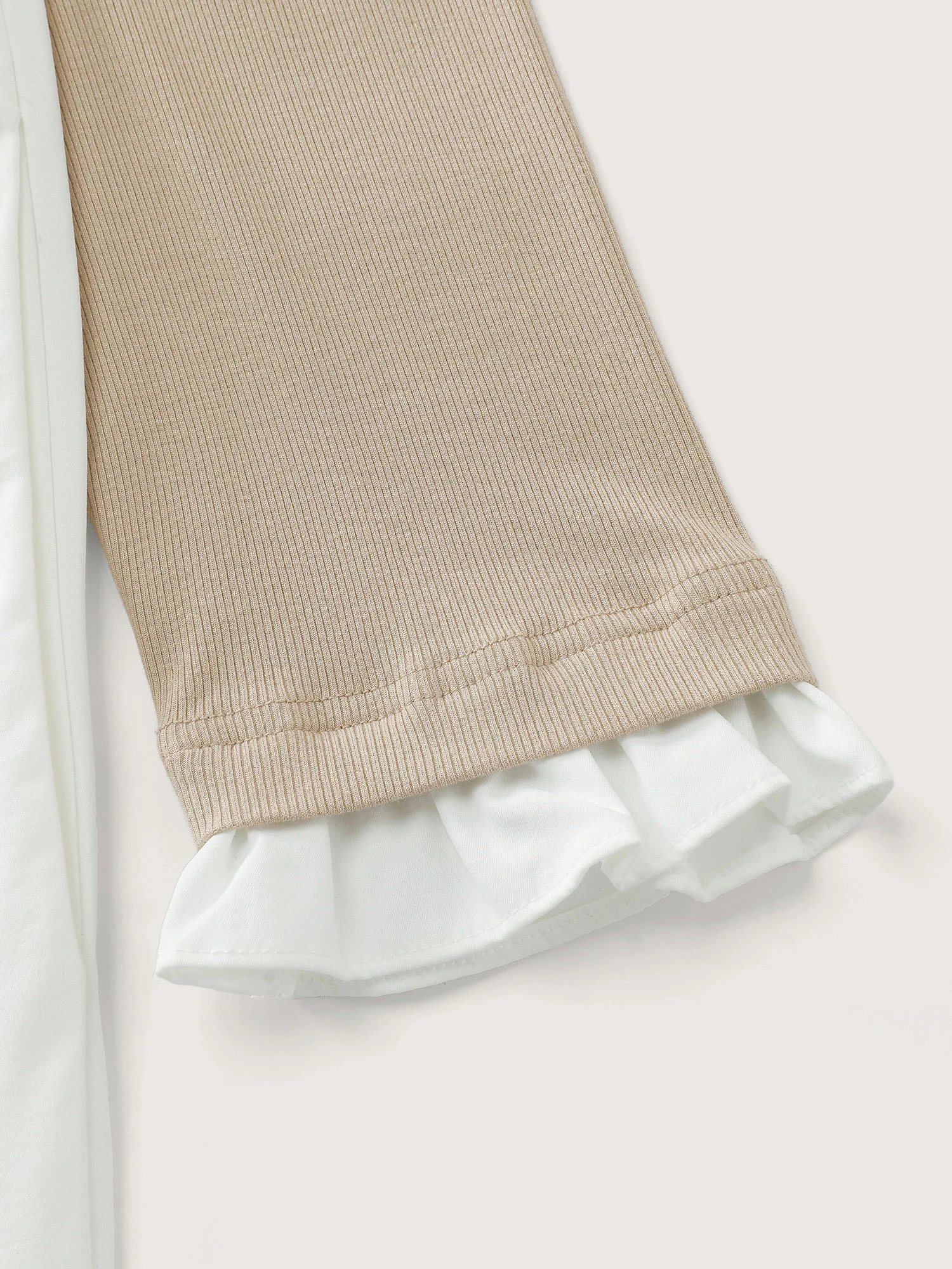 Color Contrast Layered Flowy Midi Dress - Image 6