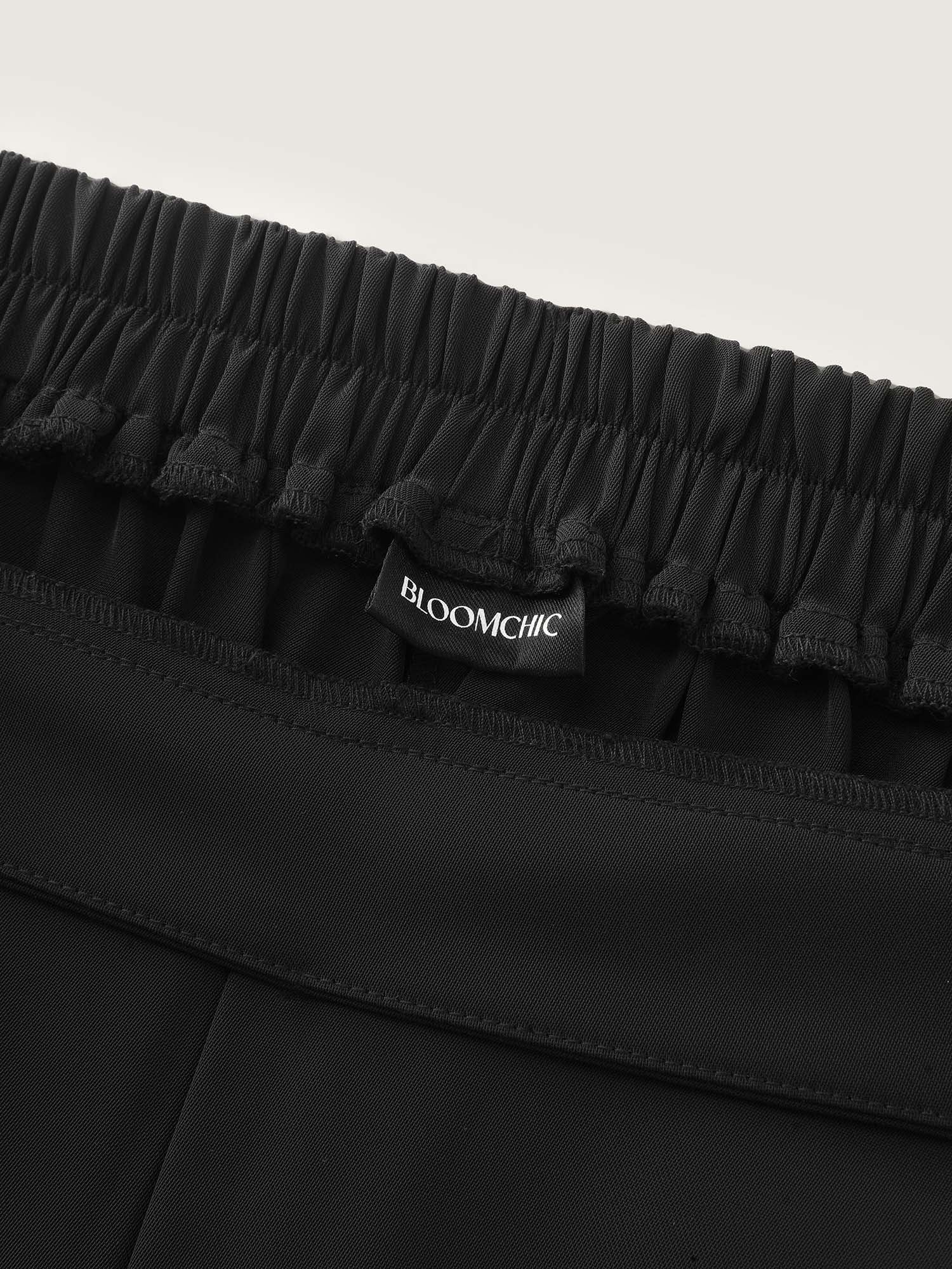 Color Contrast Petal Hem Pants - Image 7