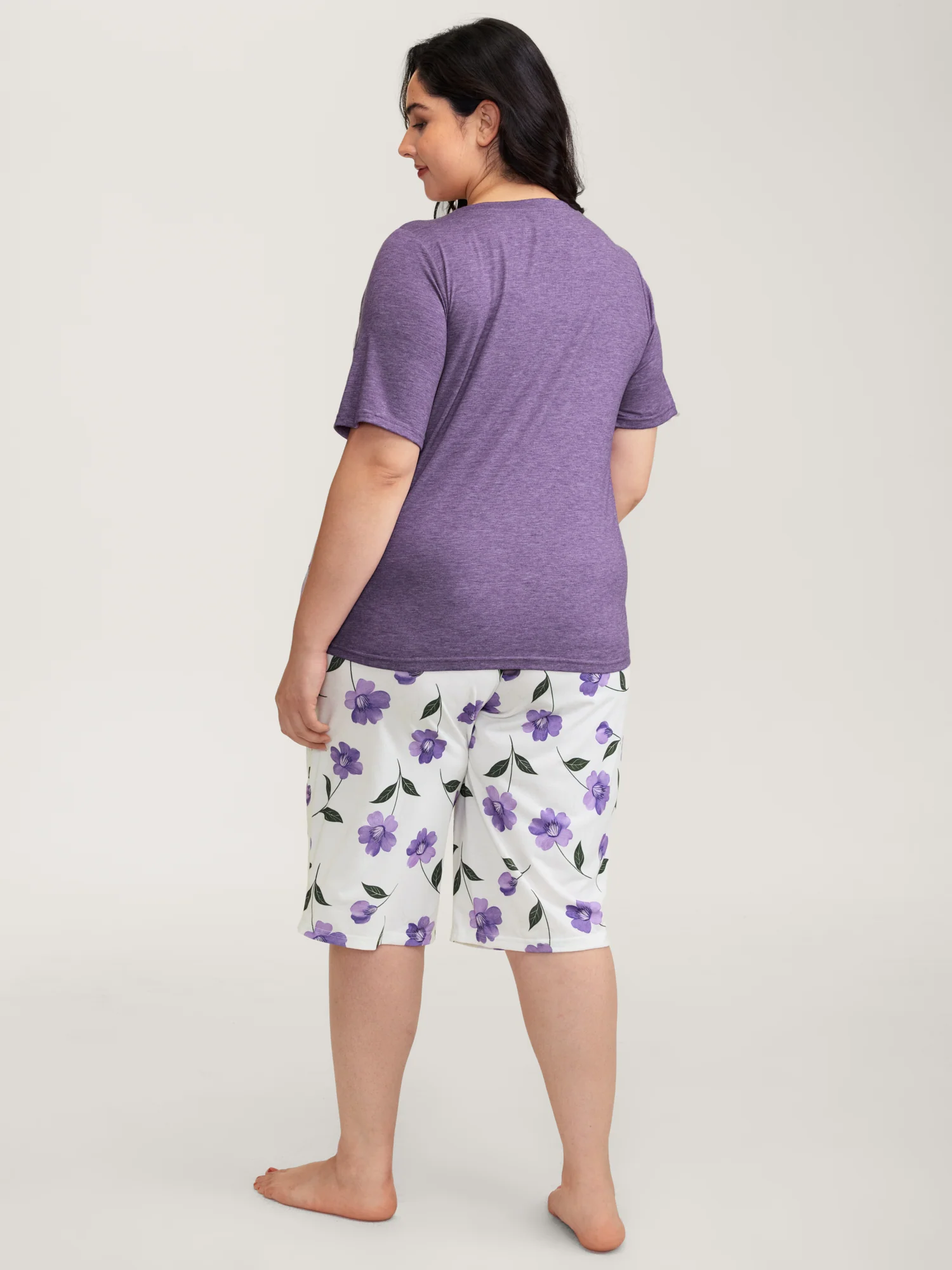 Color Contrast Pockets Loungewear Set - Image 7