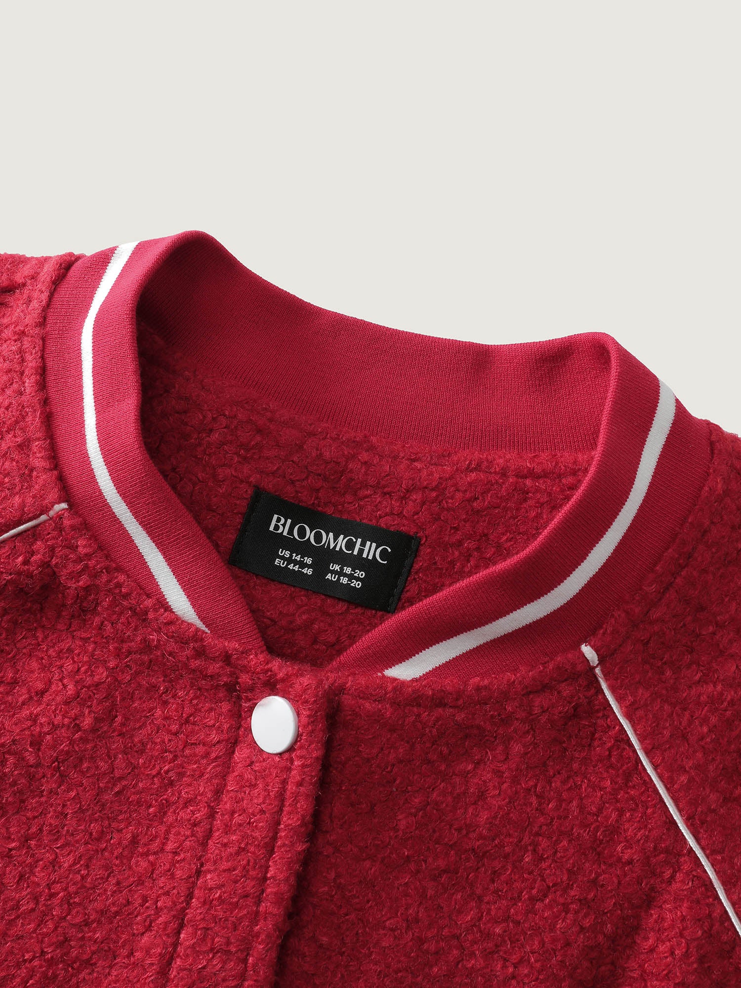 Color Contrast Raglan Sleeve Jacket - Image 5