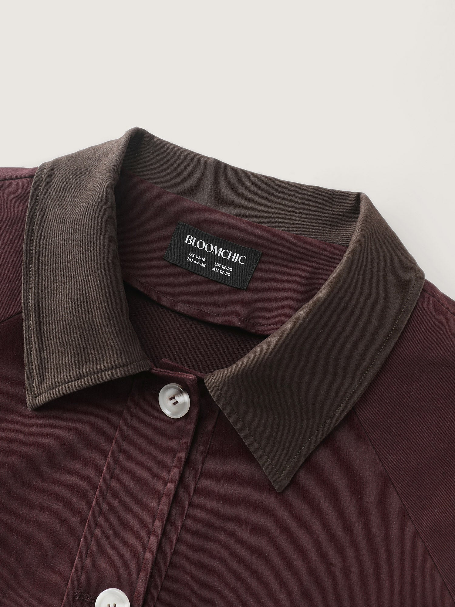 Color Contrast Relaxed-Fit Pockets Jacket - Image 5