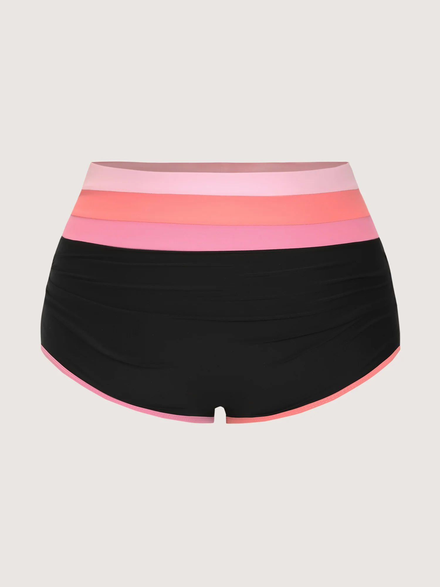 Color Contrast Stretchy Skinny-Fit Swim Bottoms - Image 6