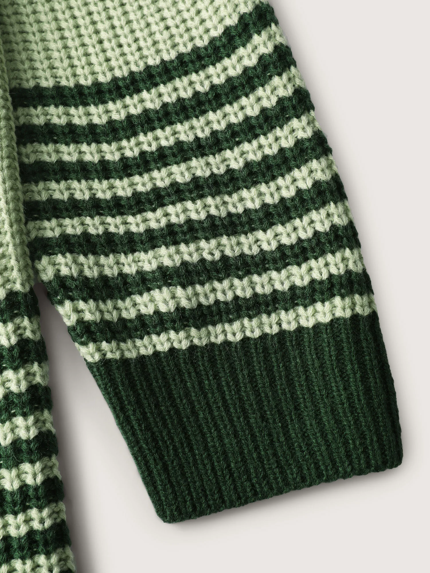 Color Contrast Stripe Round Neck Pullover - Image 6