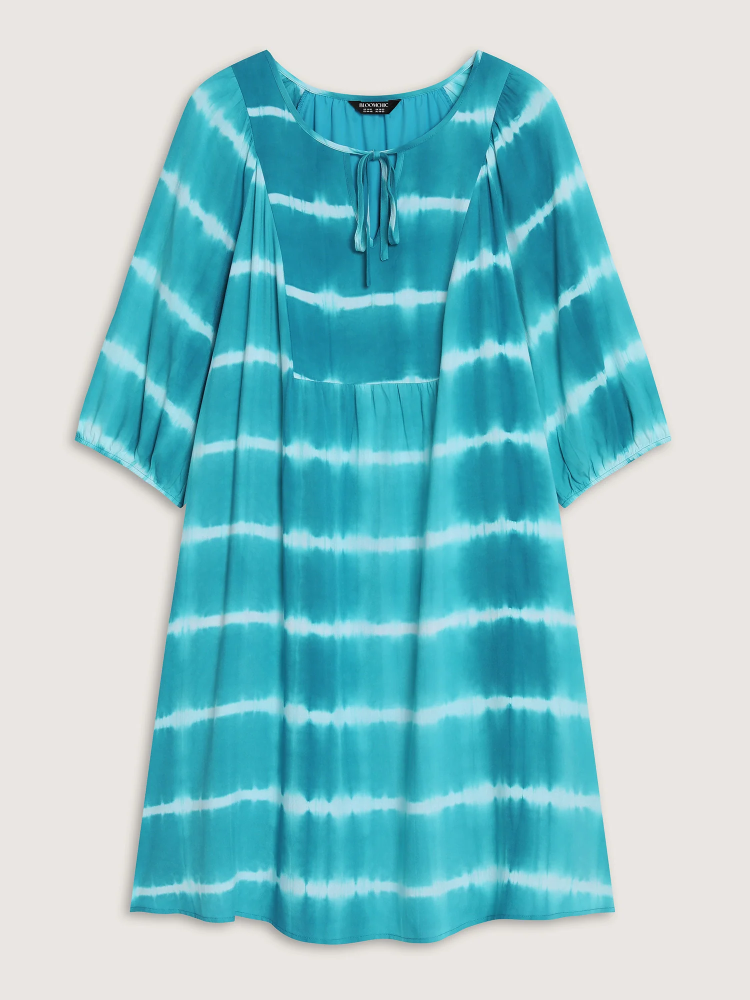 Color Contrast Striped Print Mini Dress - Image 7