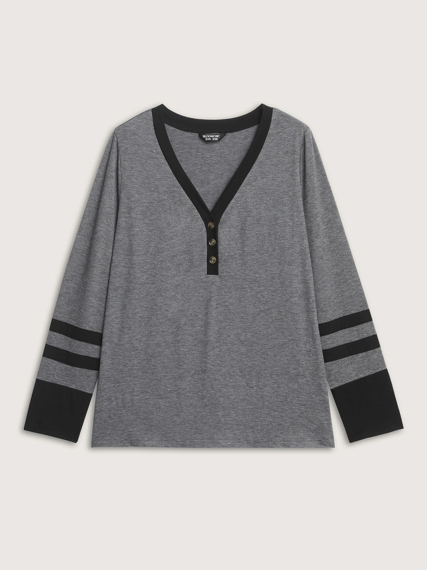 Color Contrast Striped T-Shirt - Image 8