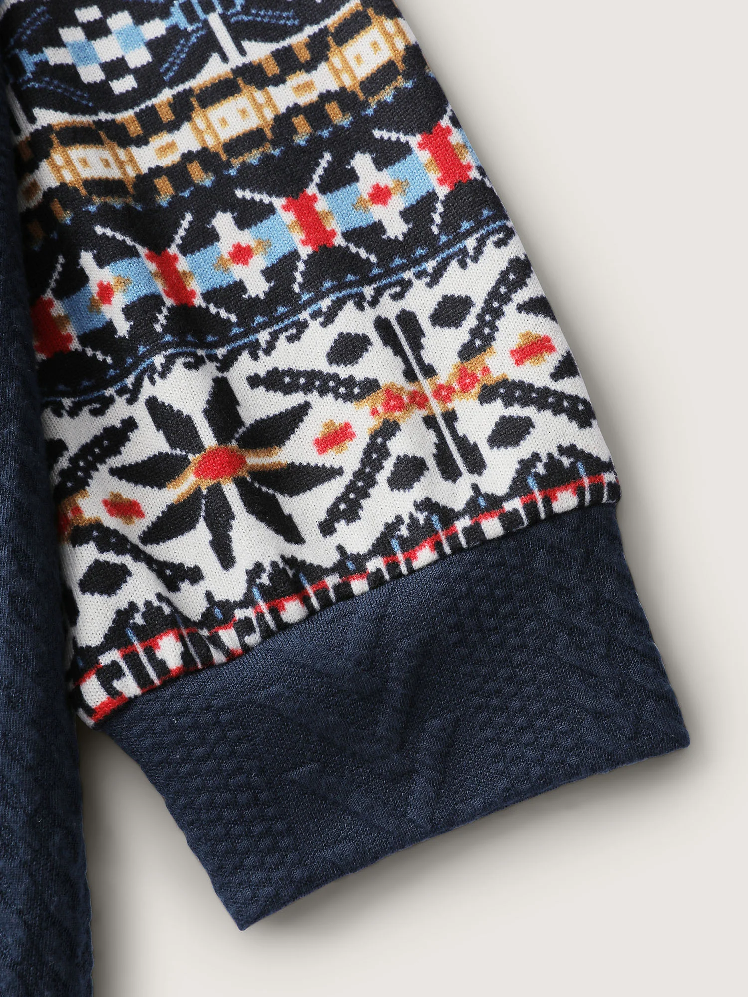 Color Contrast Stripes Raglan Sleeve Sweatshirt - Image 6