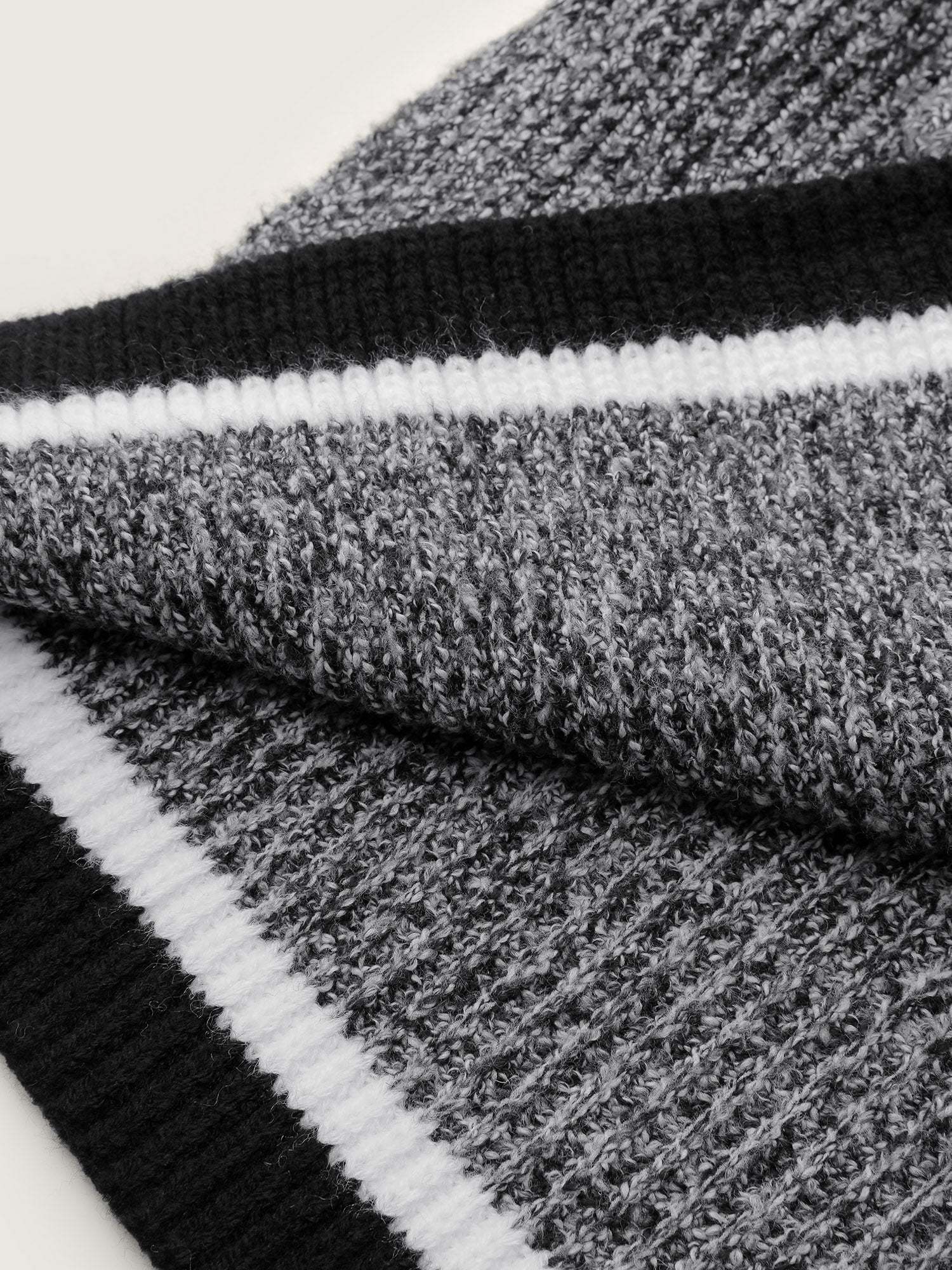 Color Contrast Trim Textured Pocket Knit Cardigan - Image 9