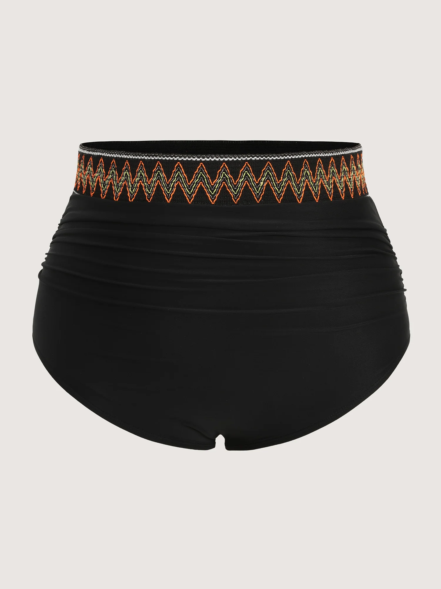 Color Contrast Waistband Skinny-Fit Bikini Bottoms - Image 6