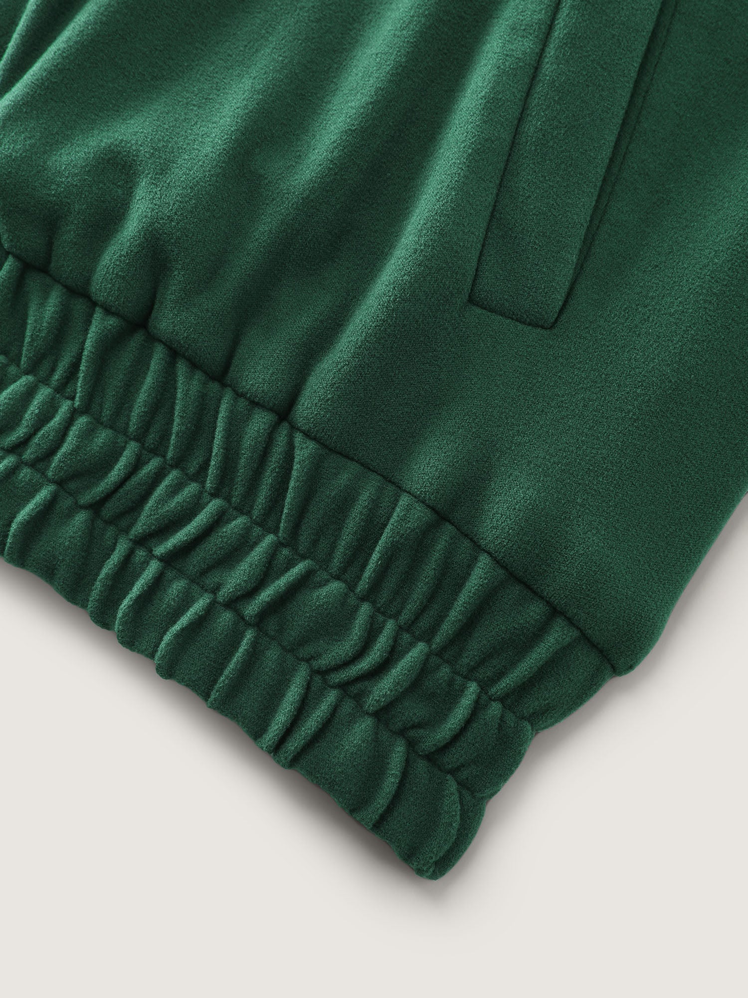 Color Contrast Zipper Front Hoodie - Image 8