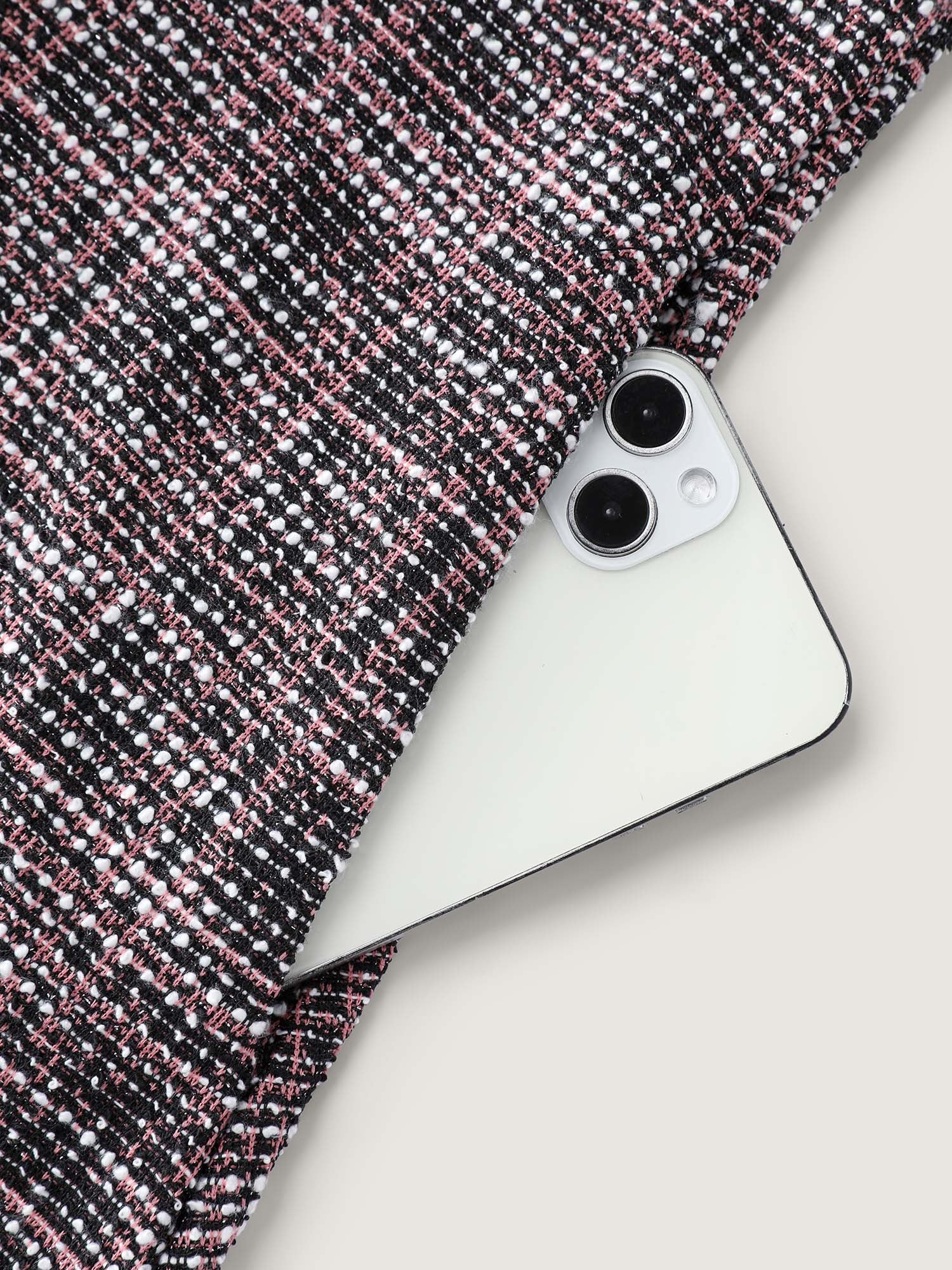 Color Fusion Checkered Print Shirt Dress - Image 6