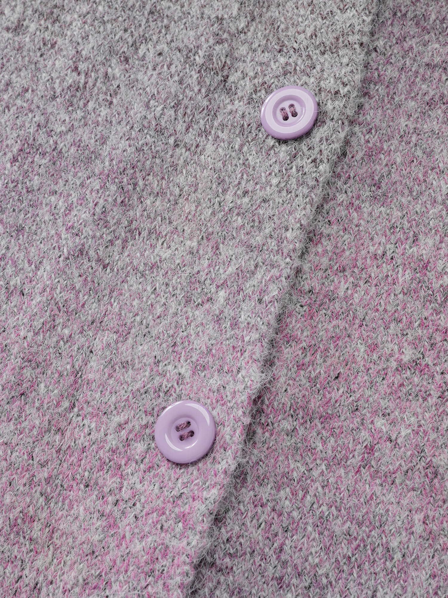 Color Gradient Buttons Knit Cardigan - Image 7
