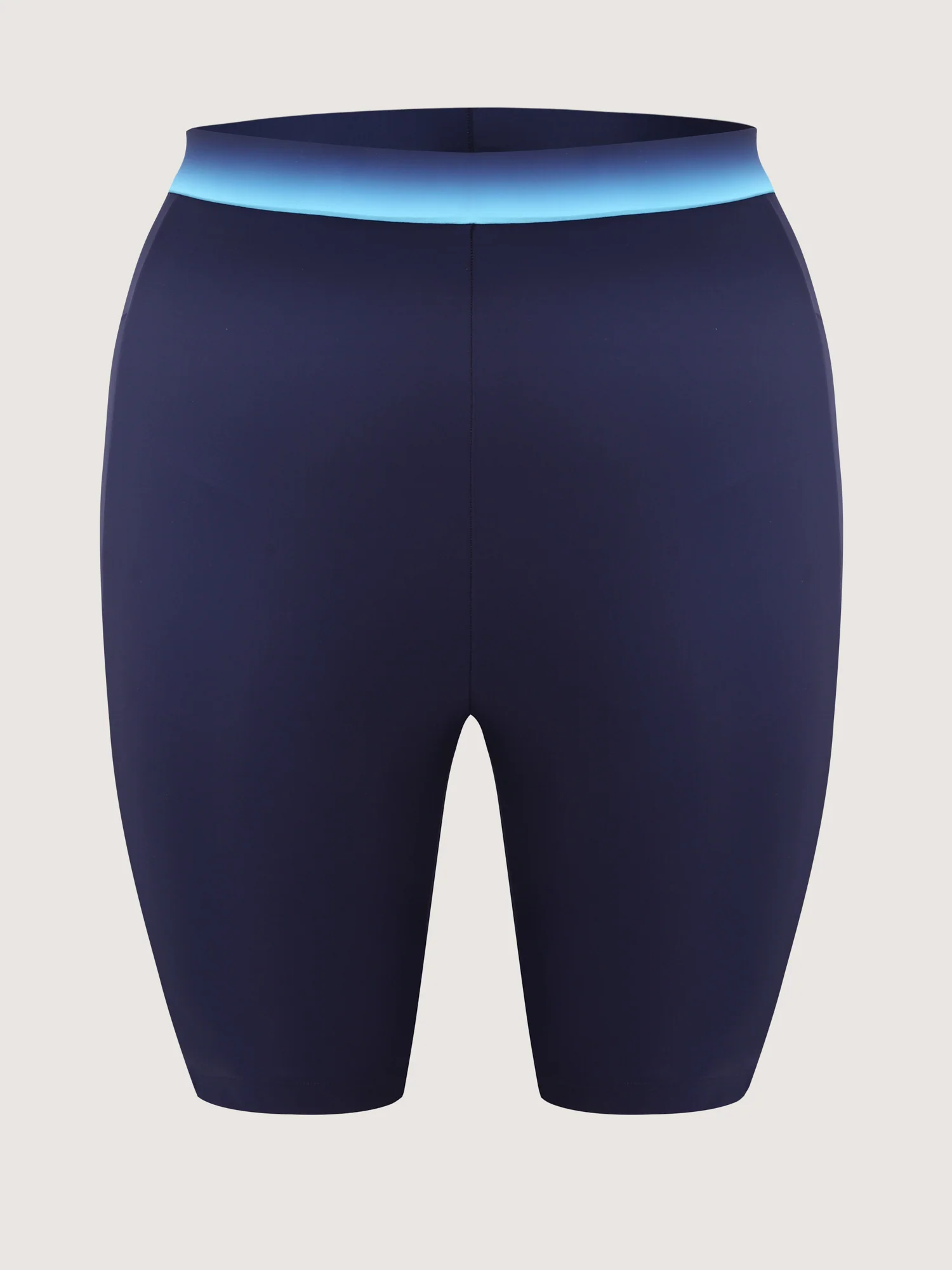 Color Gradient High-Waisted Swim Shorts - Image 6