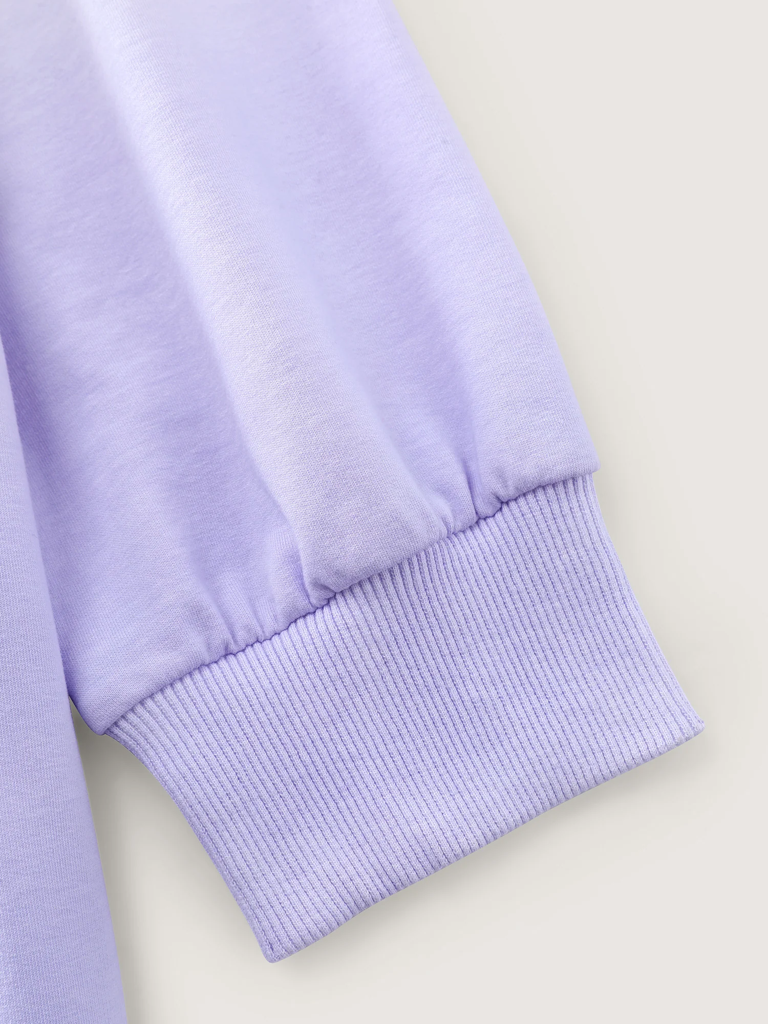 Color Gradient Ribbed Hem Button Sweatshirt - Image 6