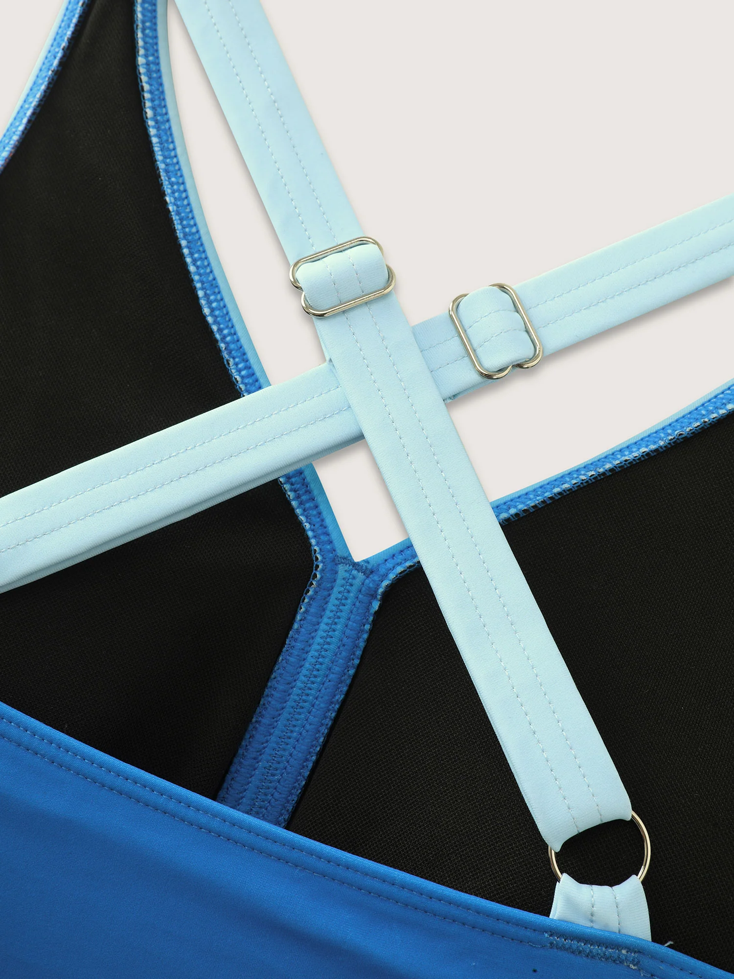 Color Gradient Ruched One-Piece Swim - Image 7
