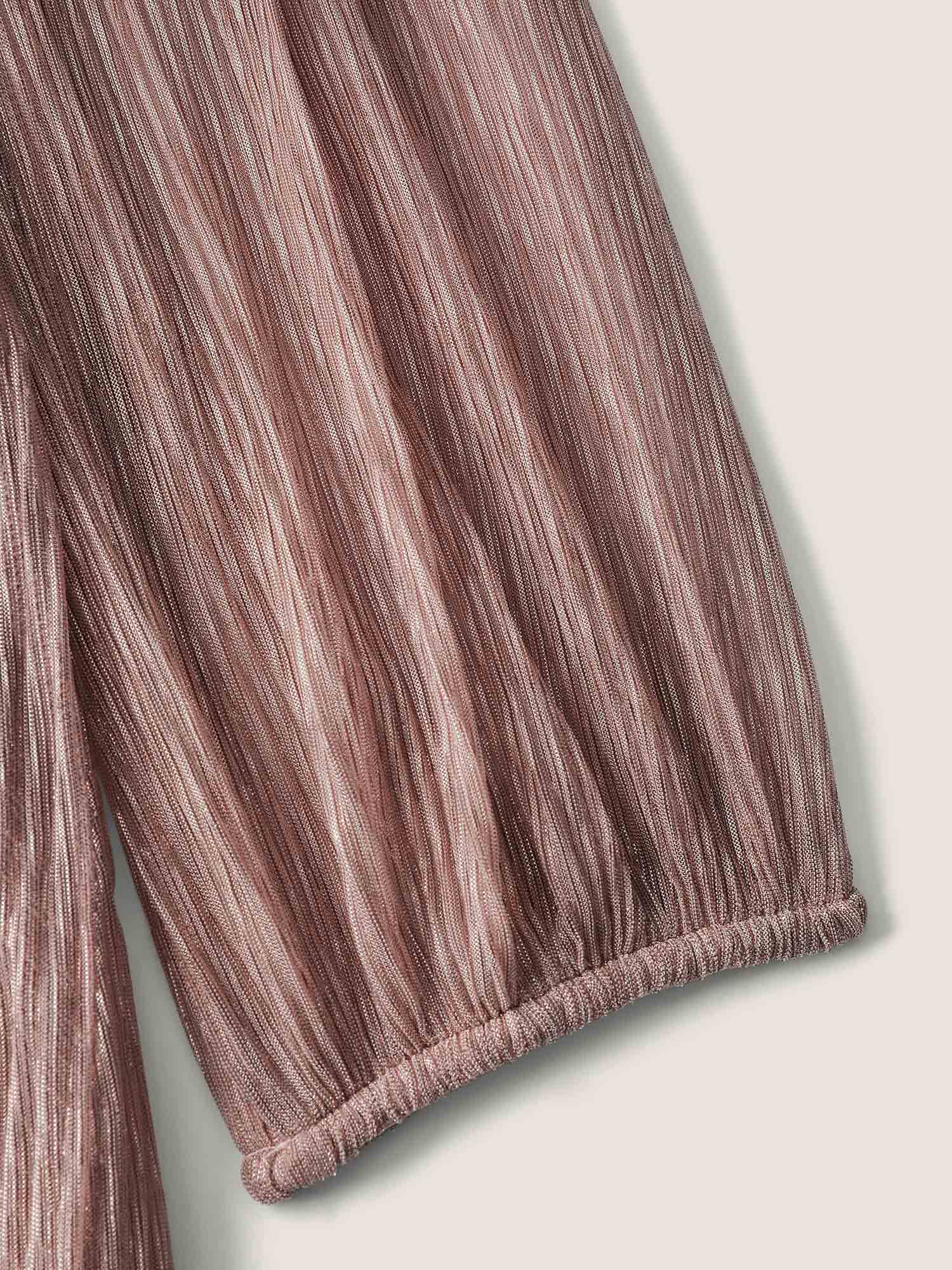 Color Gradient Textured Flowy Blouse - Image 5