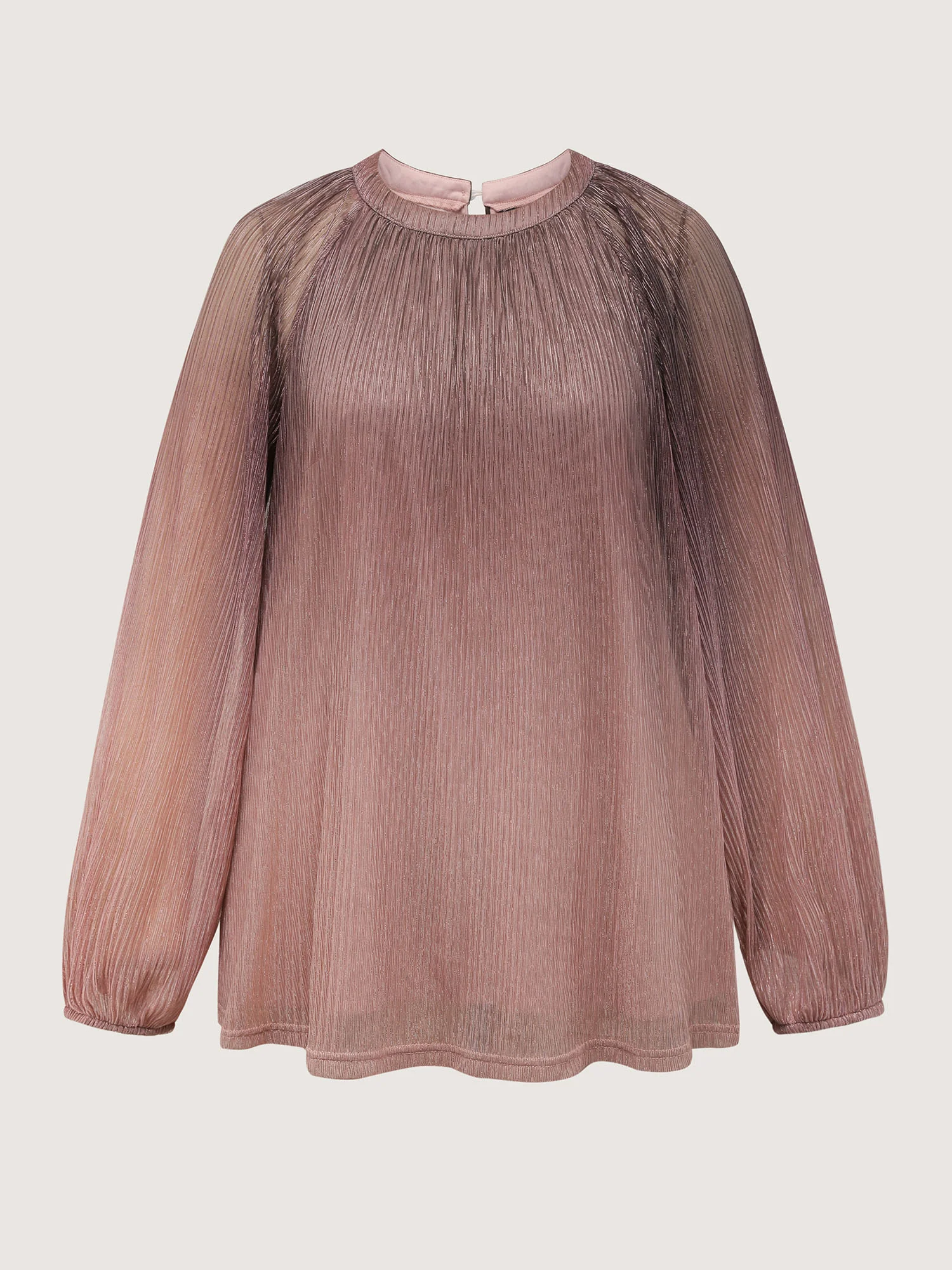 Color Gradient Textured Flowy Blouse - Image 7