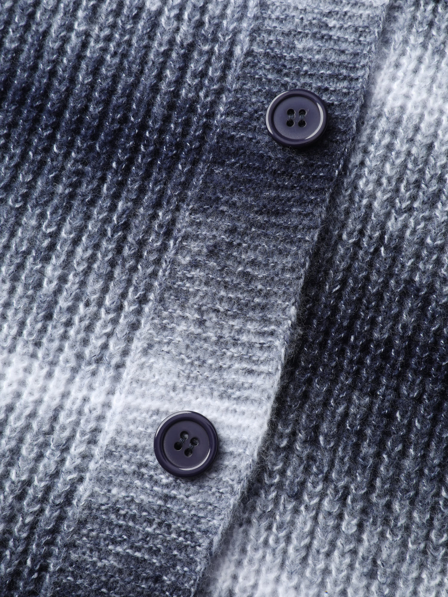 Color Gradient Textured Hooded Cardigan - Image 7