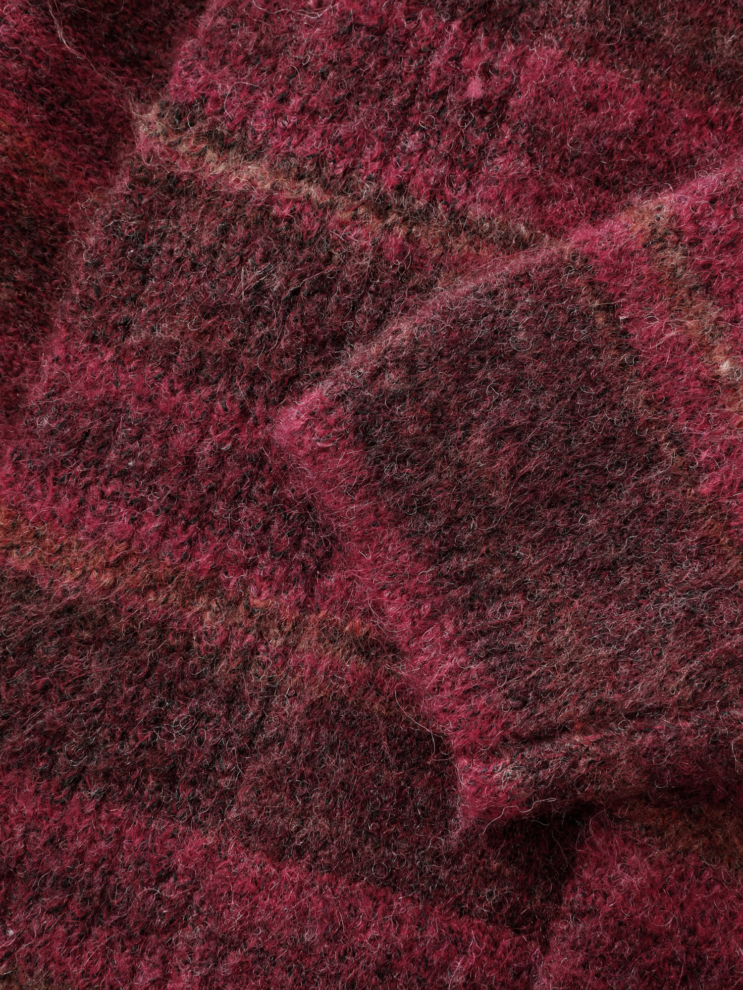 Color Gradient Textured Pockets Knit Cardigan - Image 6