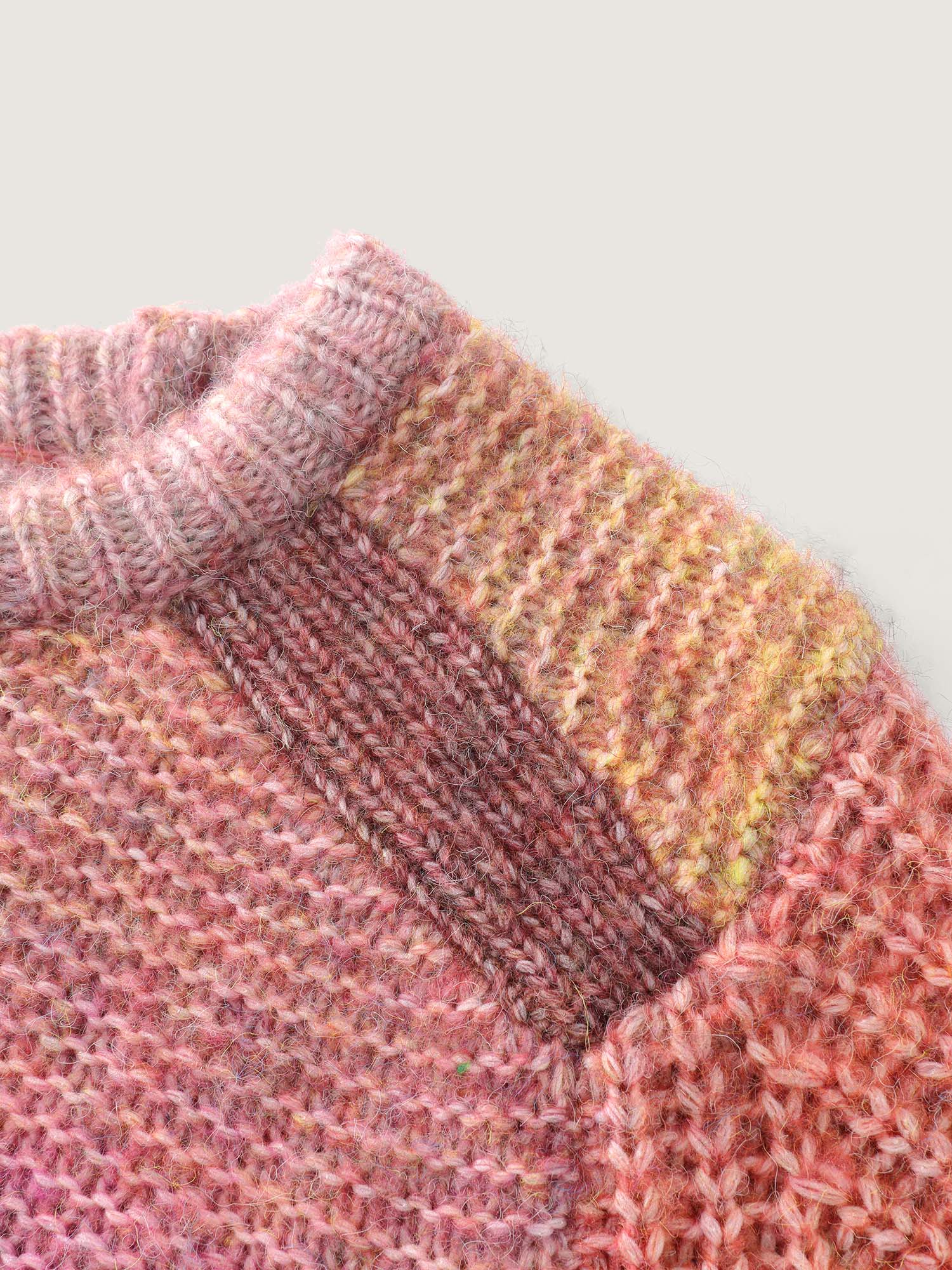 Color Gradient Textured Stretchy Pullover - Image 5