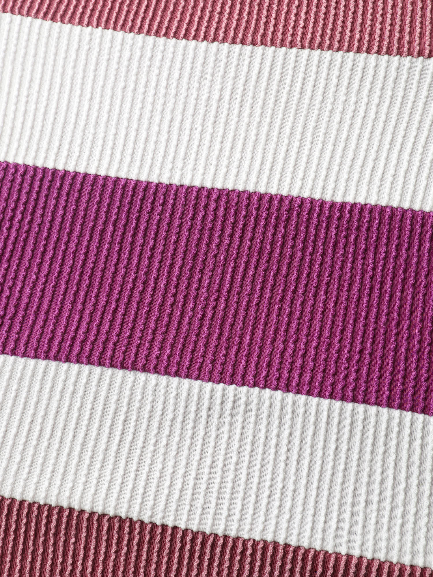 Color Stripes Spliced Knit Sweatshirt - Image 5