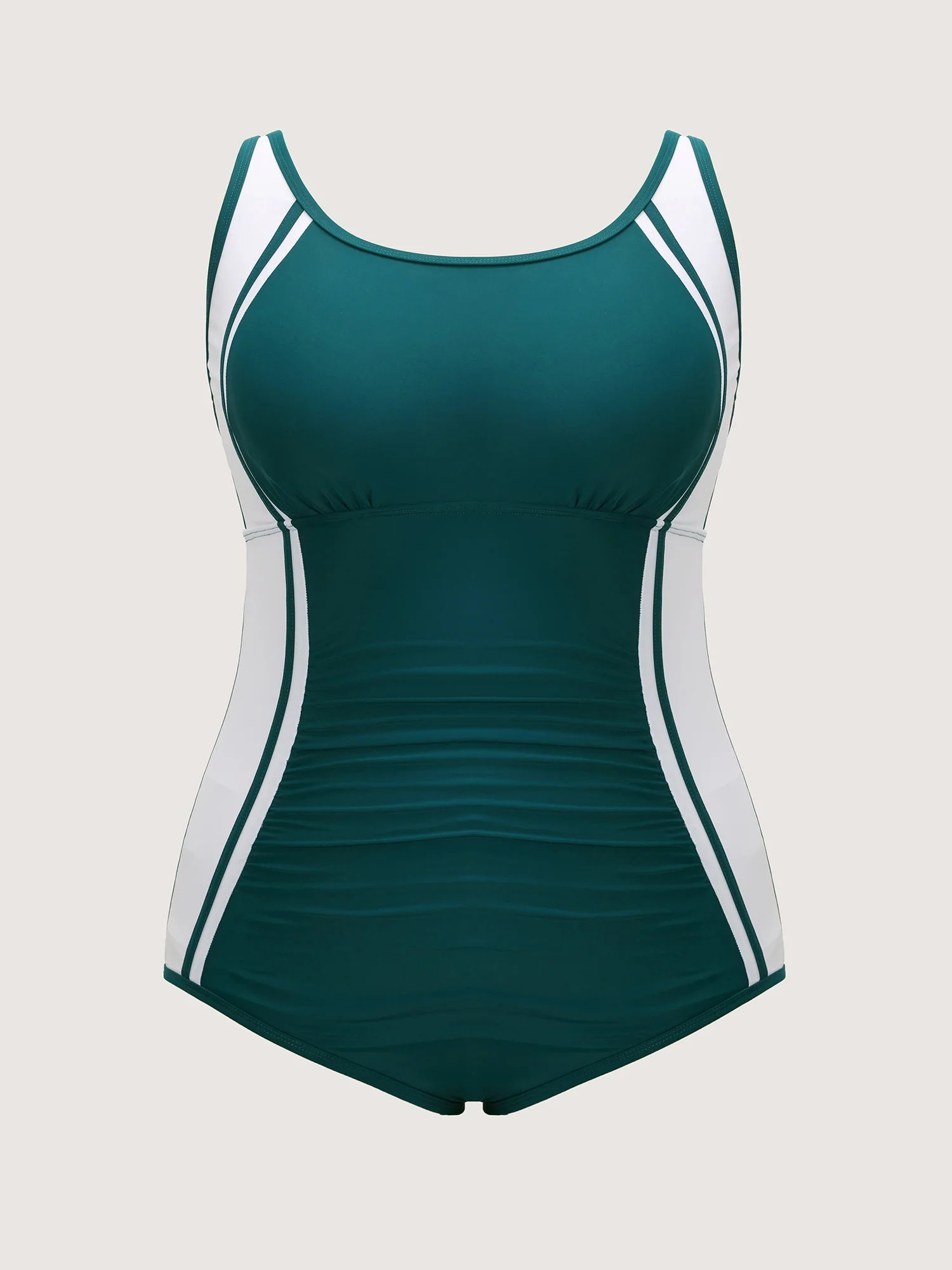 Colorblock Adjustable Tummy-Control One-Piece Swimsuit - Image 7