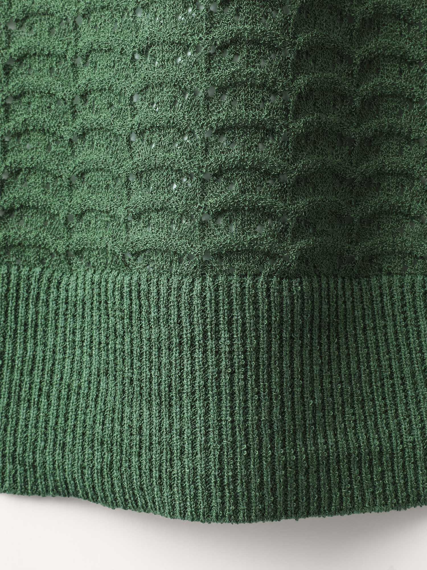 Color Contrast Boat Neck Lightweight Pullover - Image 6
