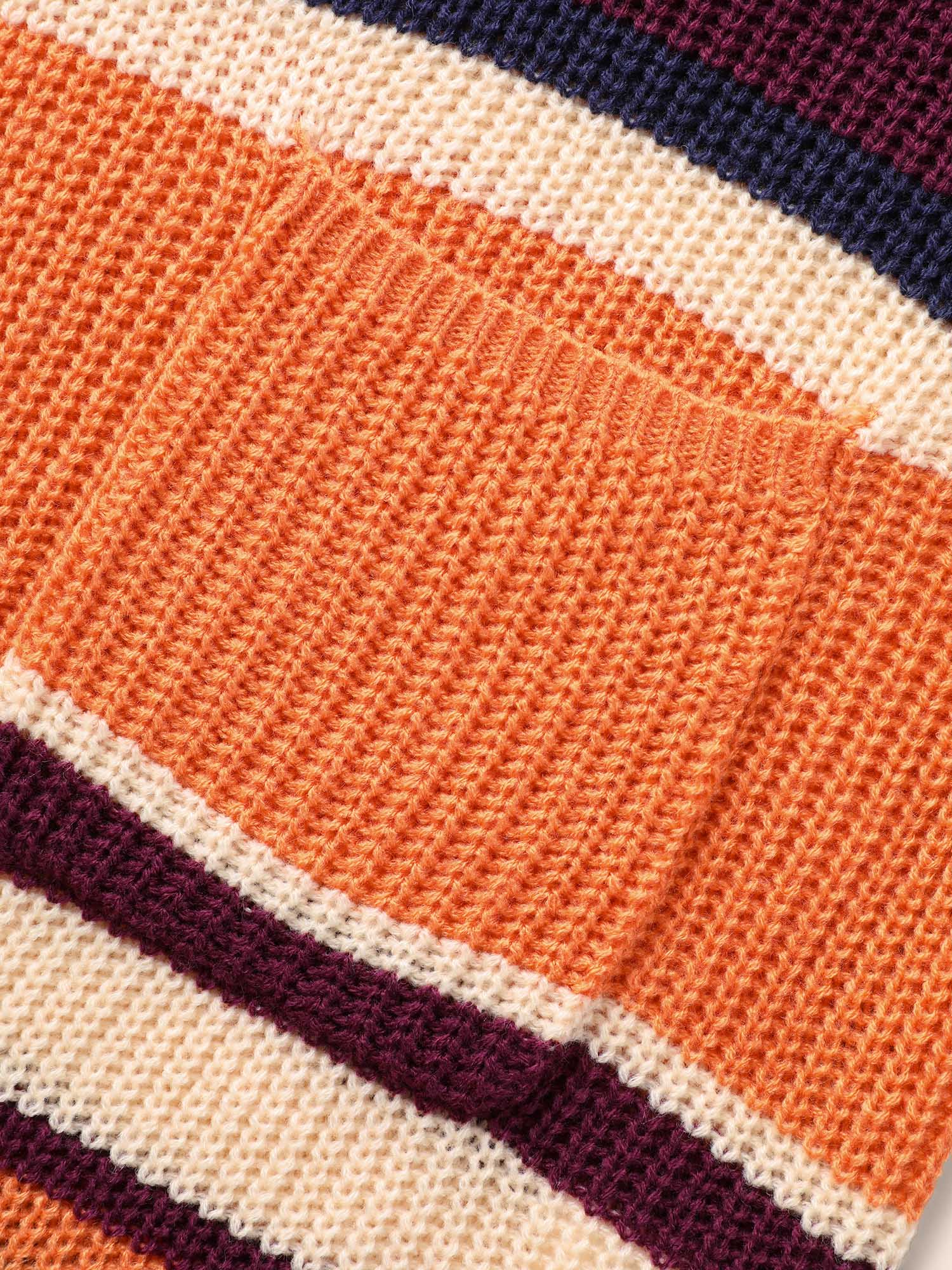 Colorblock Contrast Patched Pocket Open Front Cardigan - Image 6