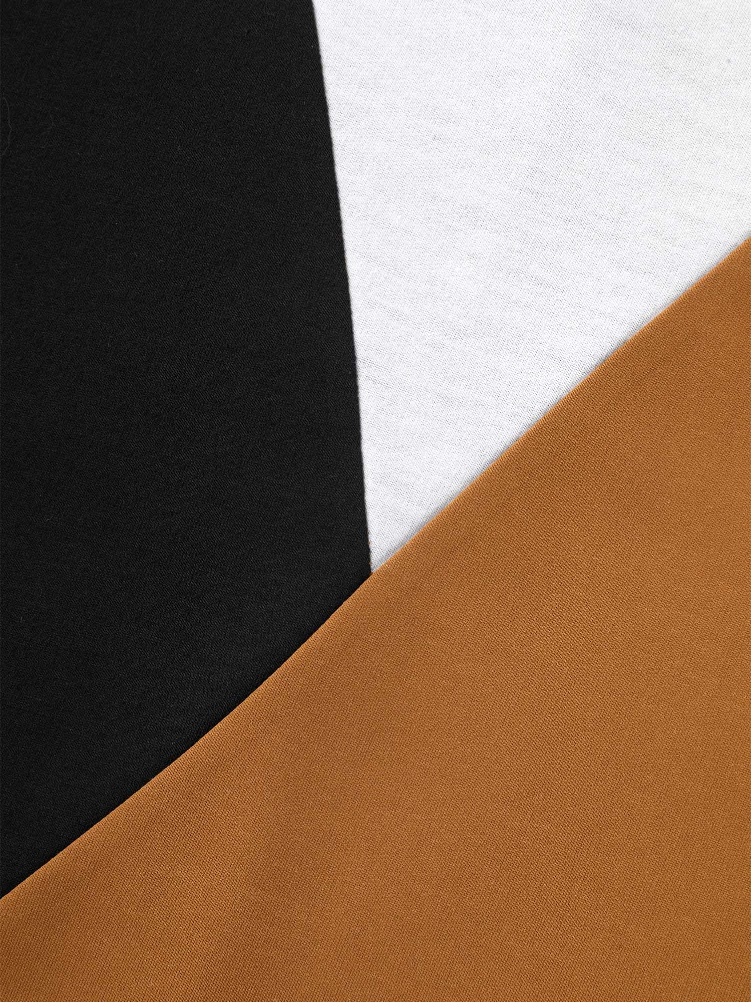 Colorblock Contrast Pockets Knitted Midi Dress - Image 5