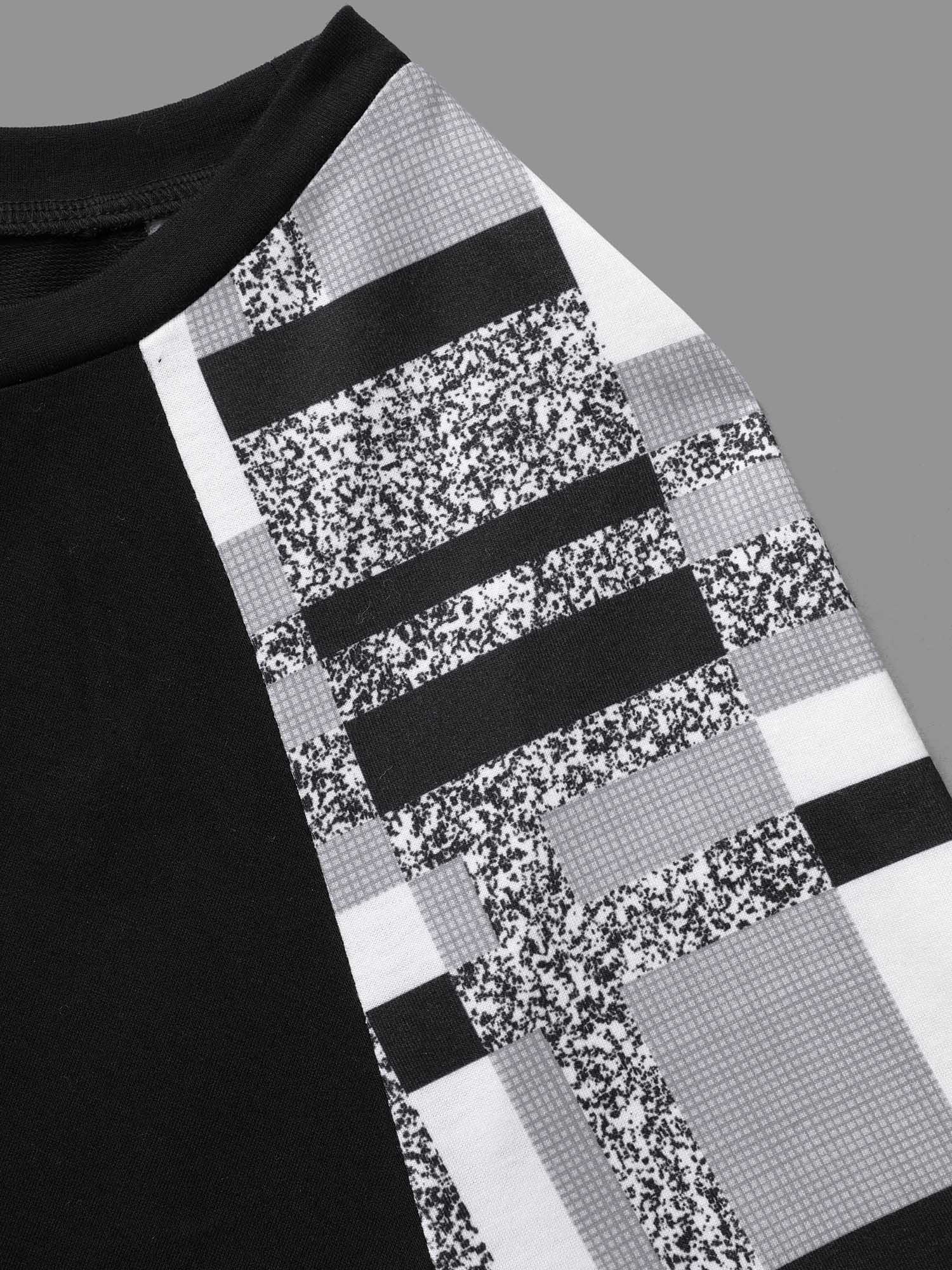 Colorblock Contrast Raglan Sleeve Sweatshirt - Image 7