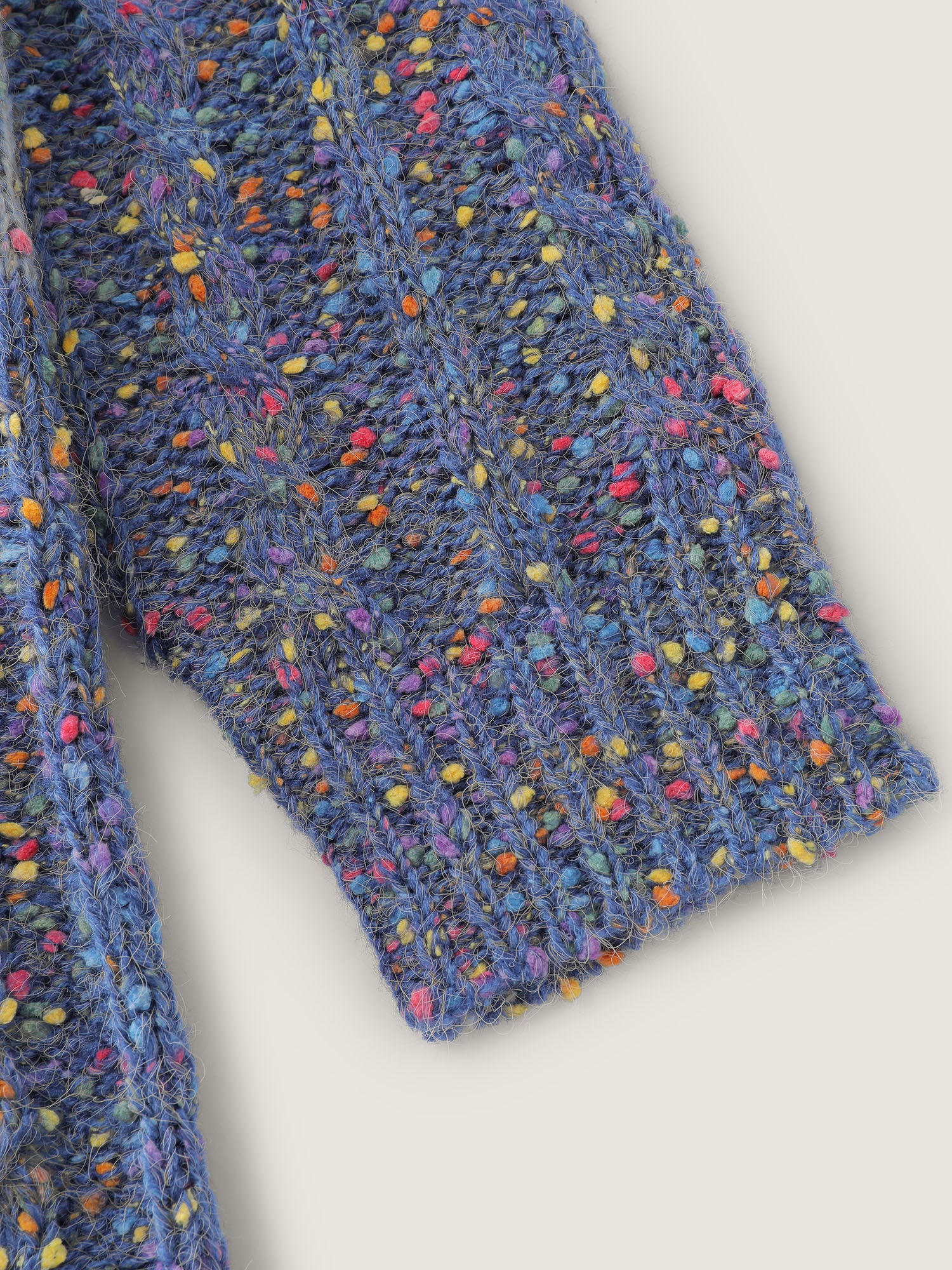Colorblock Heather Round Neck Pullover - Image 8