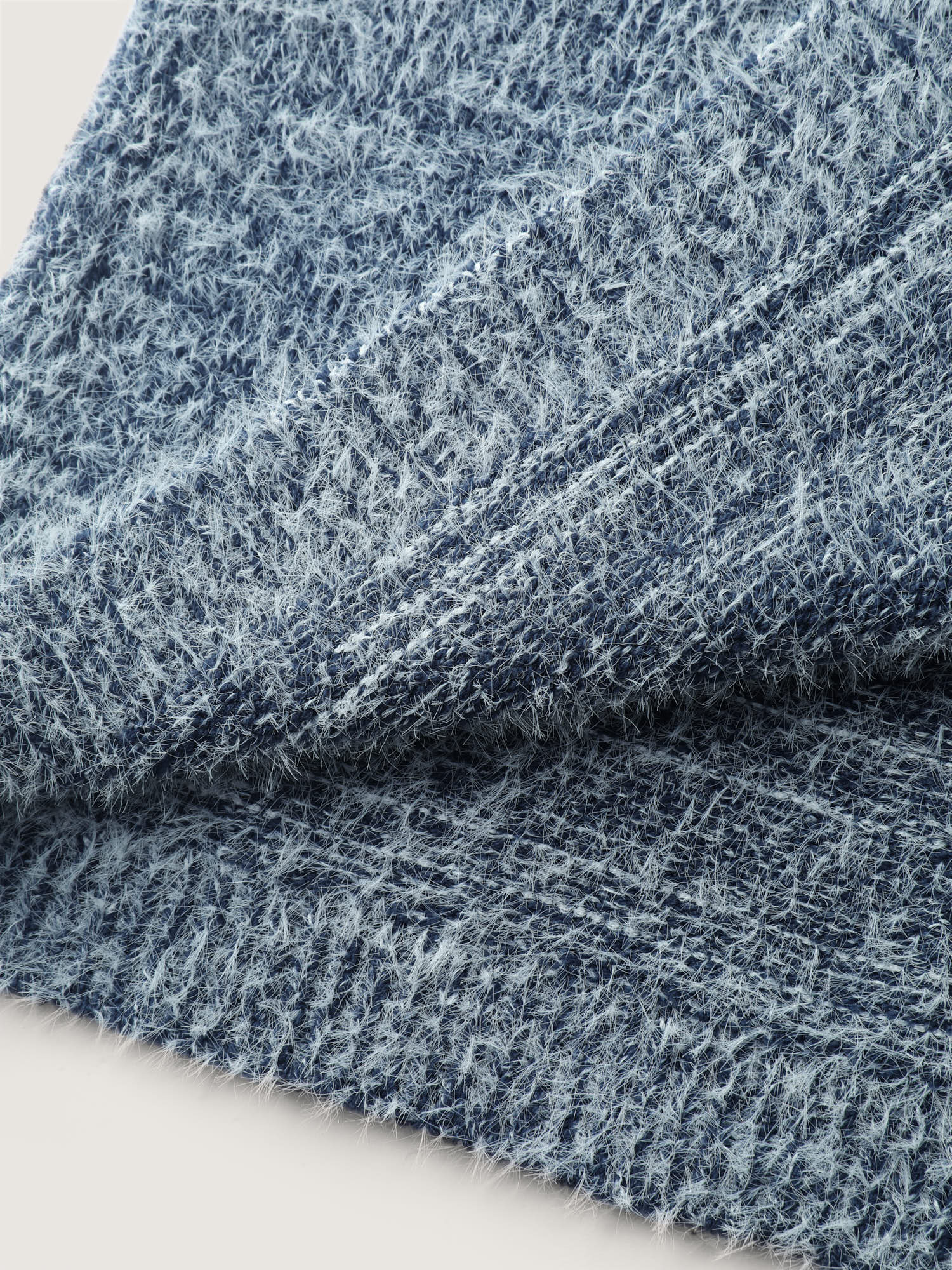 Colorblock Hooded Textured Knit Cardigan - Image 7