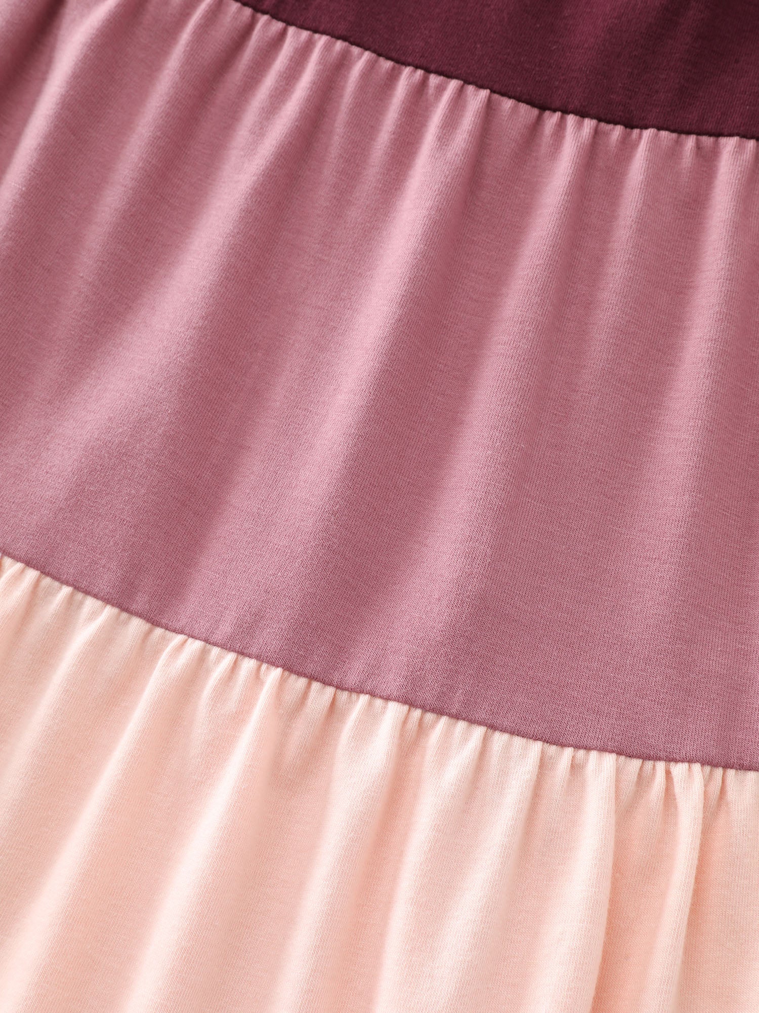 Colorblock Notched Collar Tiered T-Shirt - Image 6