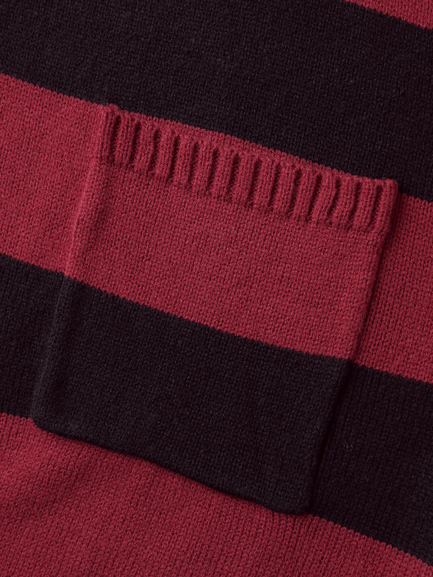Colorblock Pockets Button Straight-Front Cardigan - Image 7