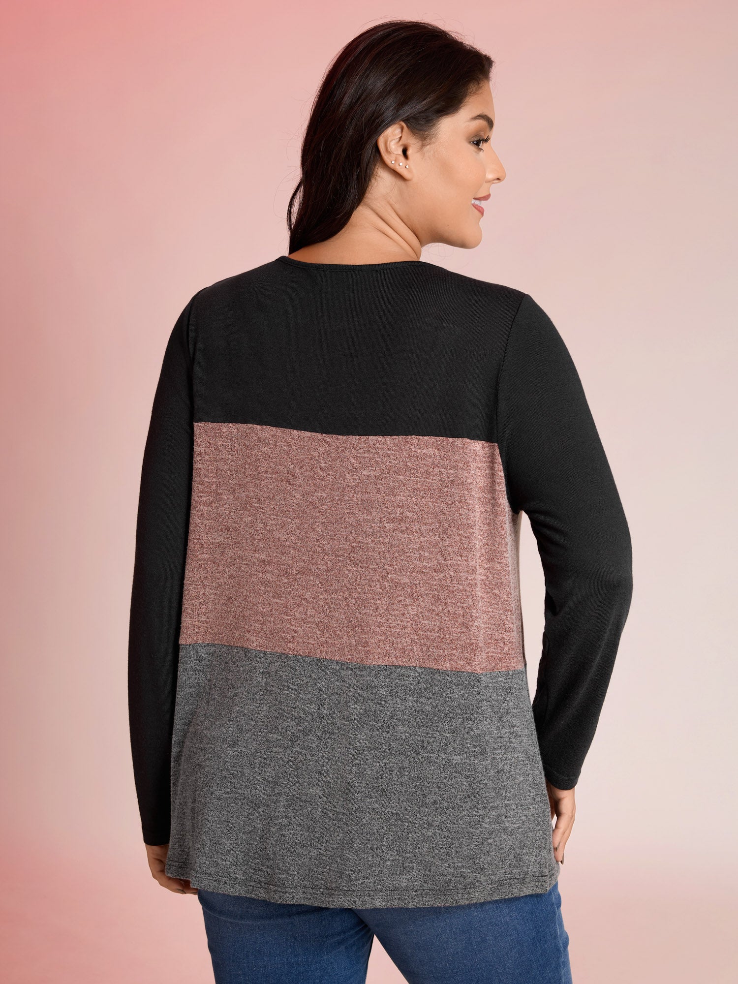 Colorblock Side Drawstring T-Shirt - Image 4