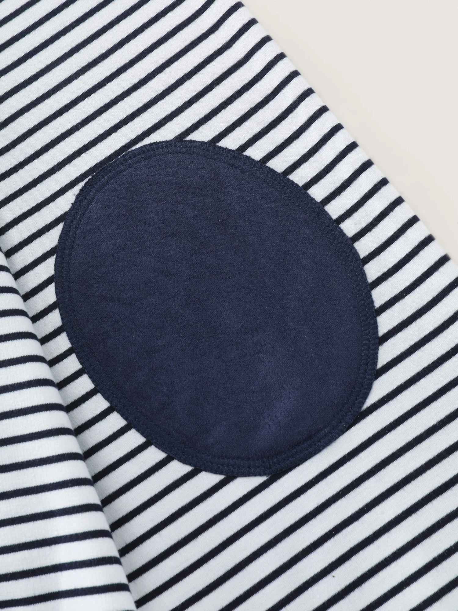 Colorblock Stripe Round Neck Sweatshirt - Image 5