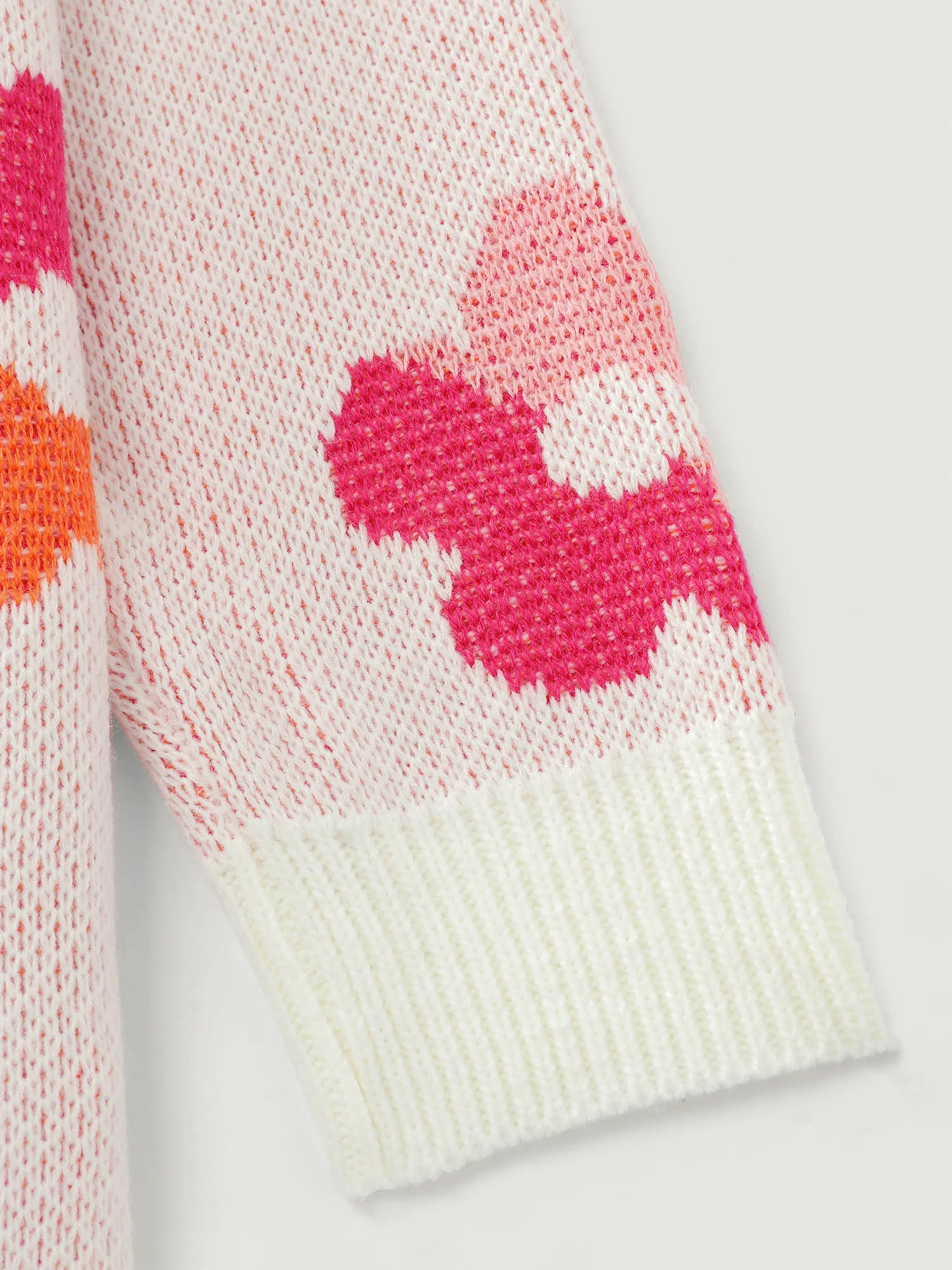 Colorful Floral Jacquard Pullover - Image 5