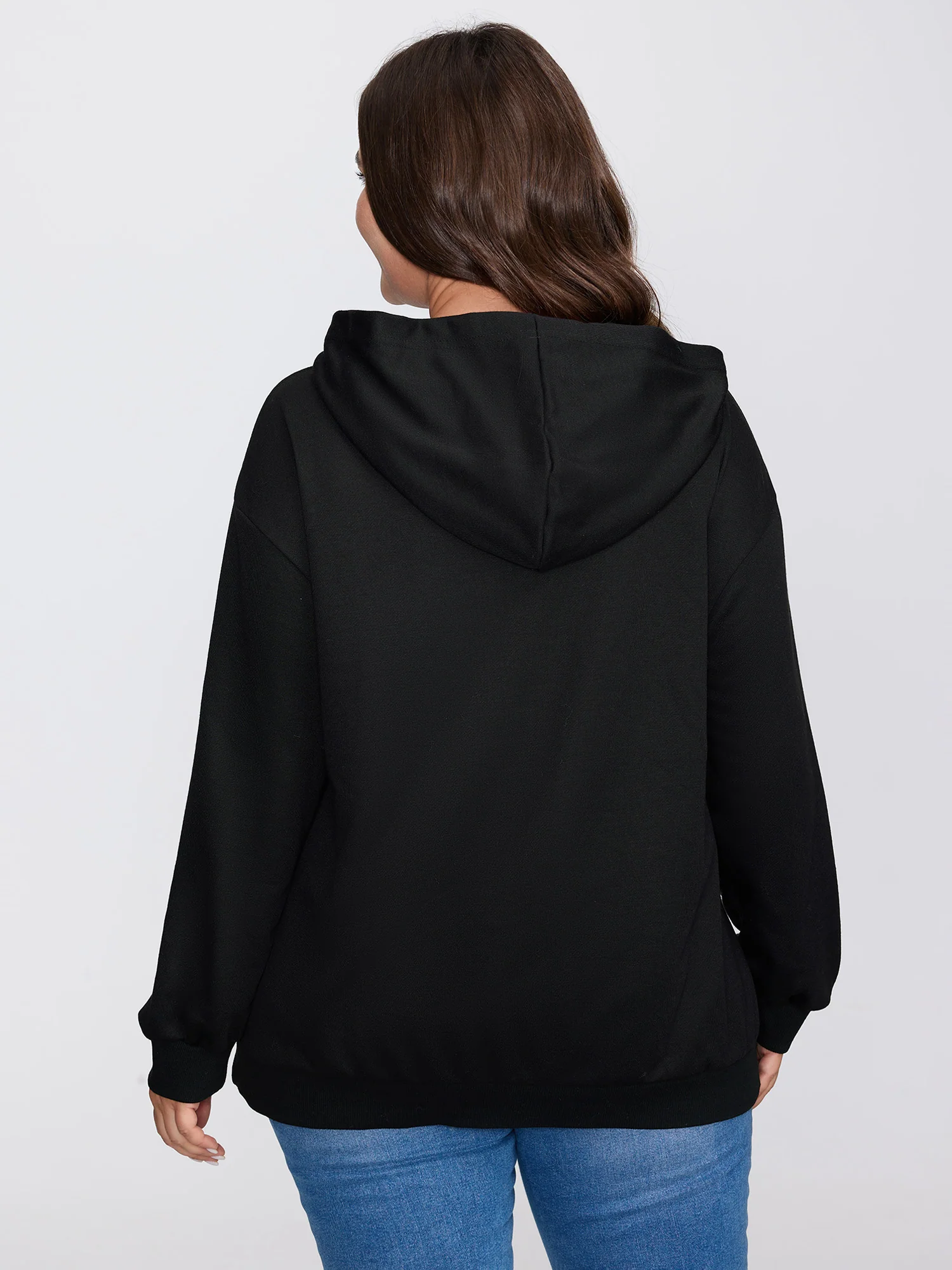 Colorful Floral Print Hoodie Sweatshirt - Image 4