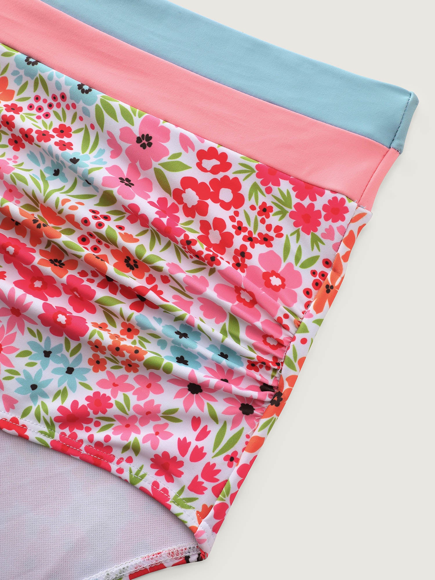 Colorful Floral Print Swim Bottoms - Image 7