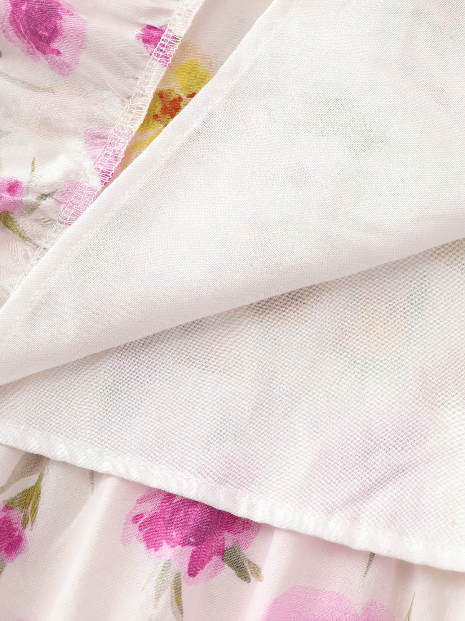 Colorful Floral Print Tiered Shirred Maxi Dress - Image 6