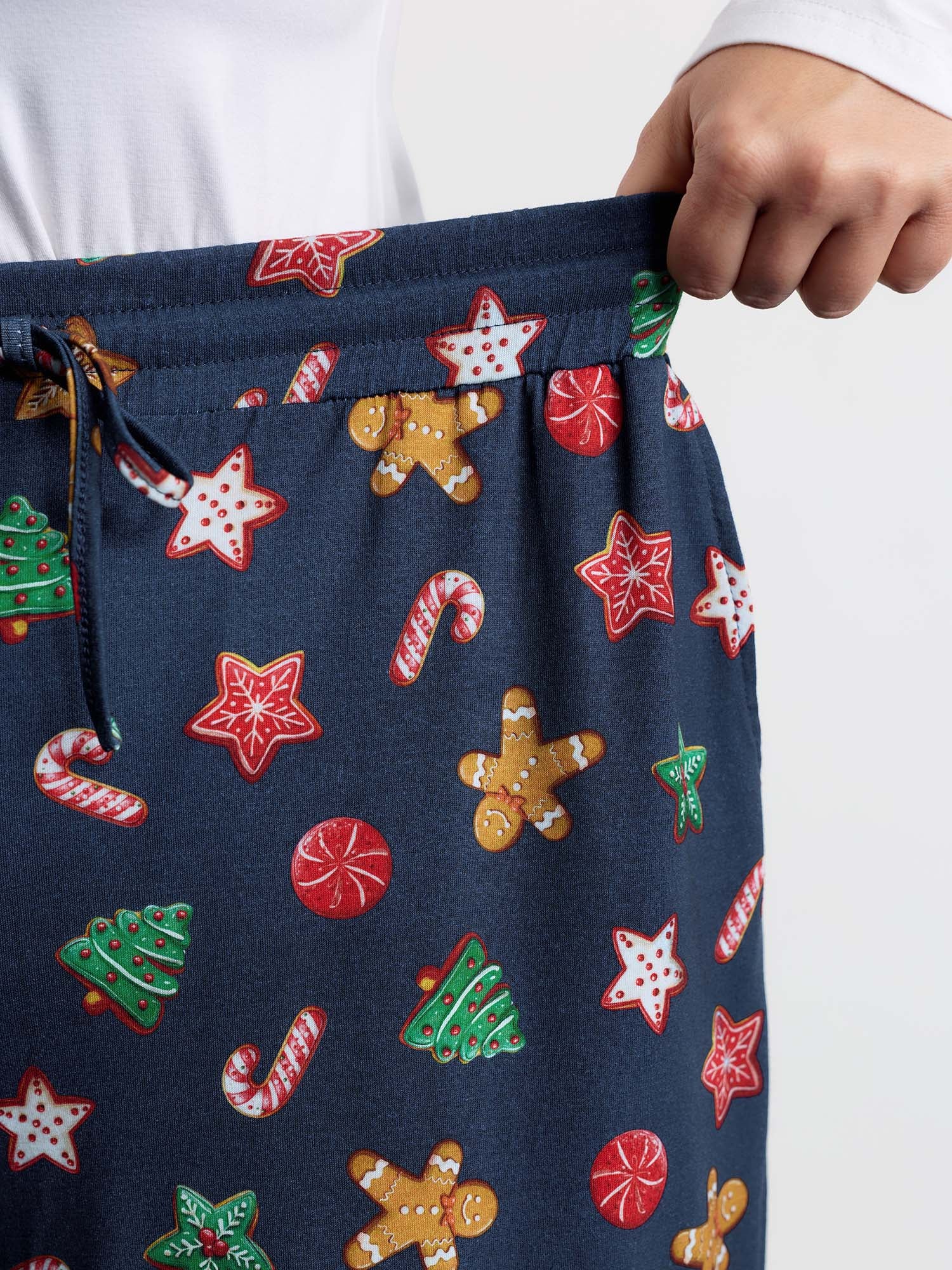 Colorful Holiday Print Pants - Image 4