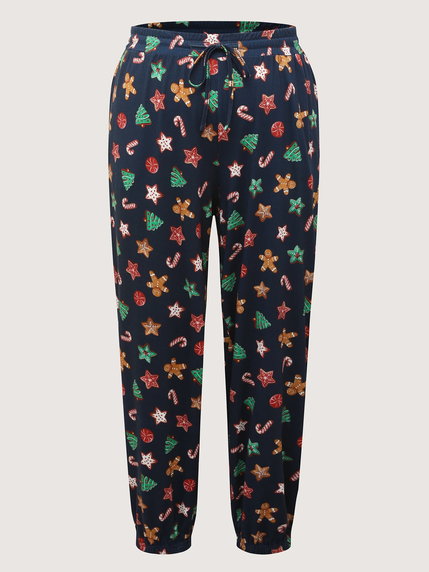 Colorful Holiday Print Pants - Image 8