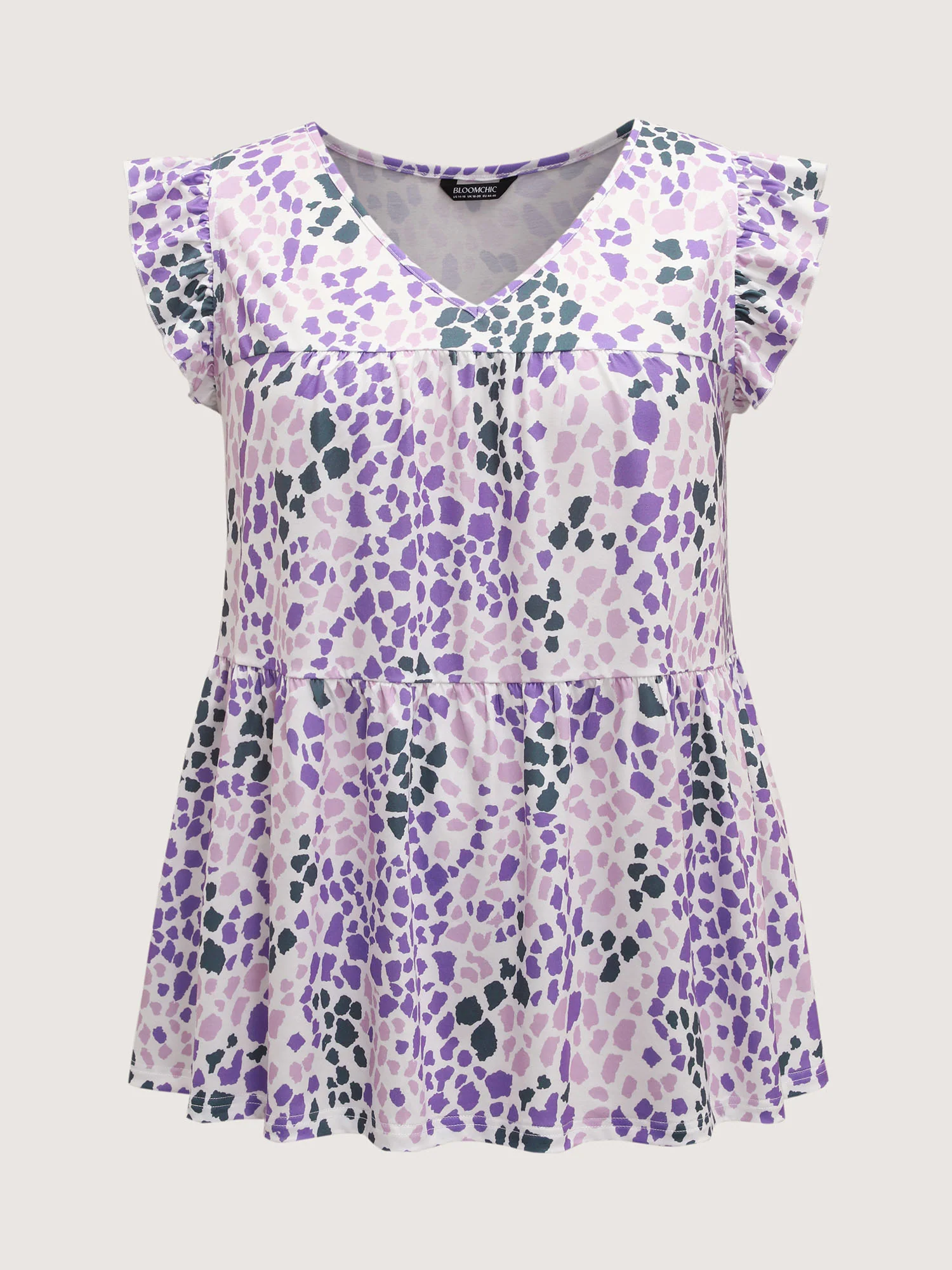Colorful Leopard Print Bust-Comfort Top - Image 7