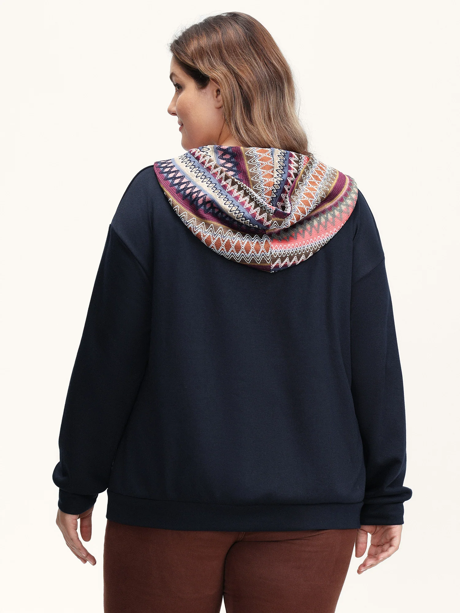 Colorful Pockets Relaxed-Fit Hoodie - Image 4