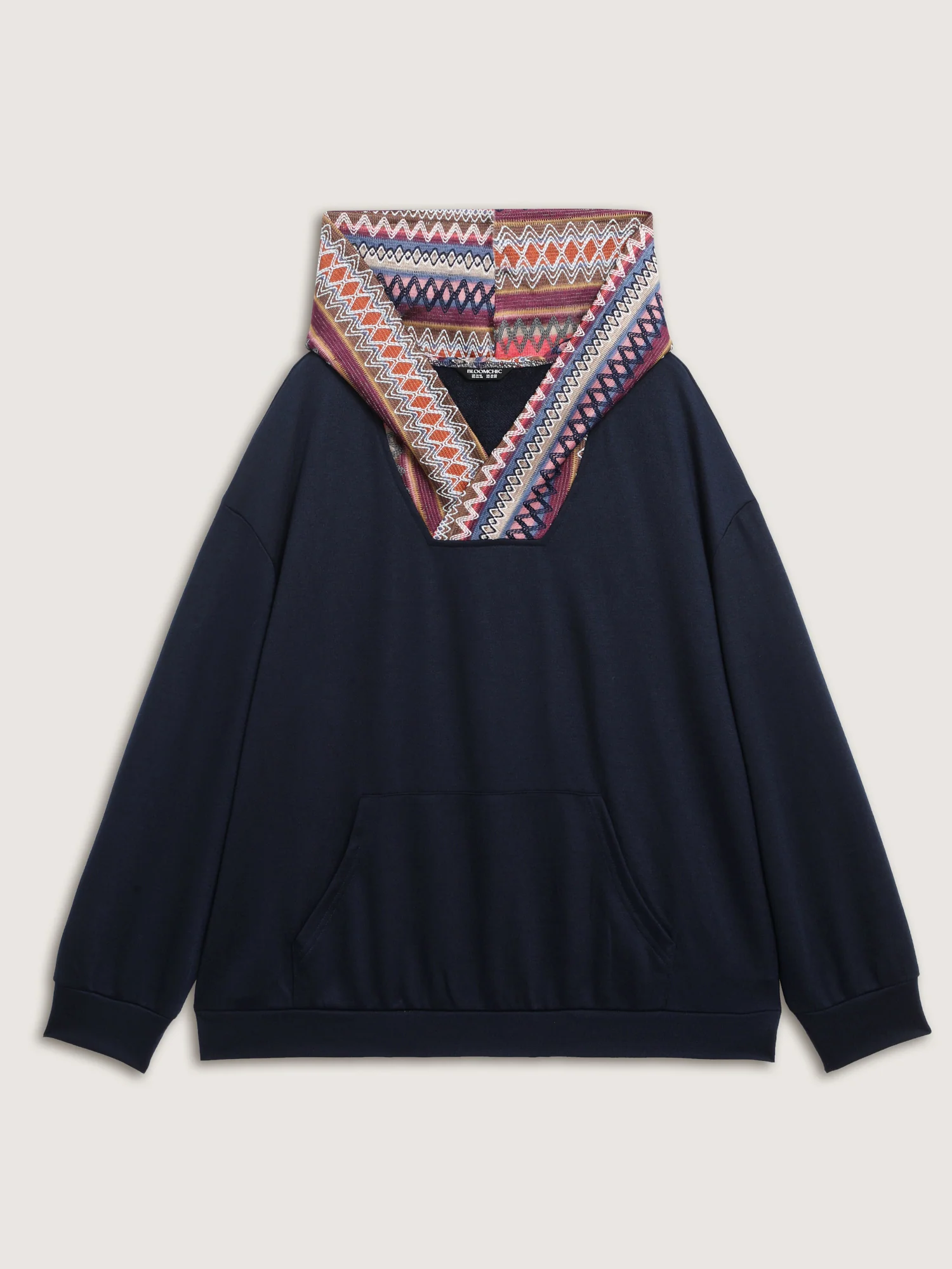 Colorful Pockets Relaxed-Fit Hoodie - Image 7