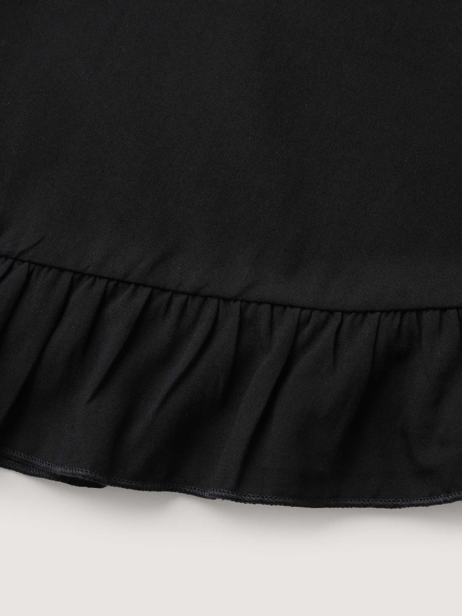 Colorful Shirred Waistband Ruffled Hem Pants - Image 6