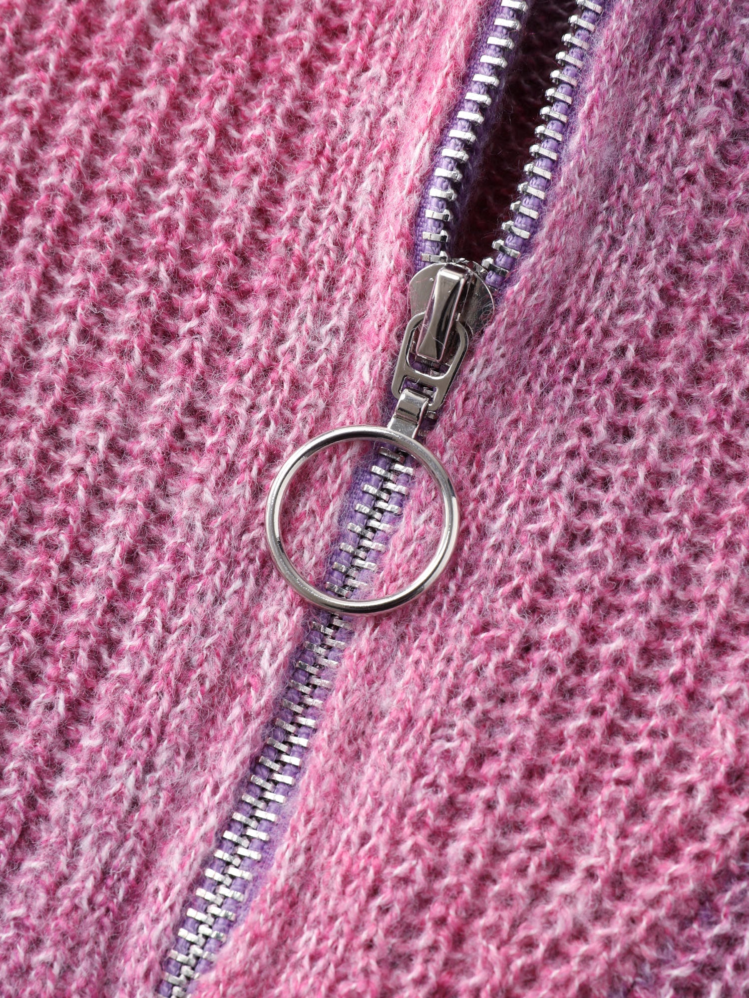Colorful Striped Textured Polo Pullover - Image 6