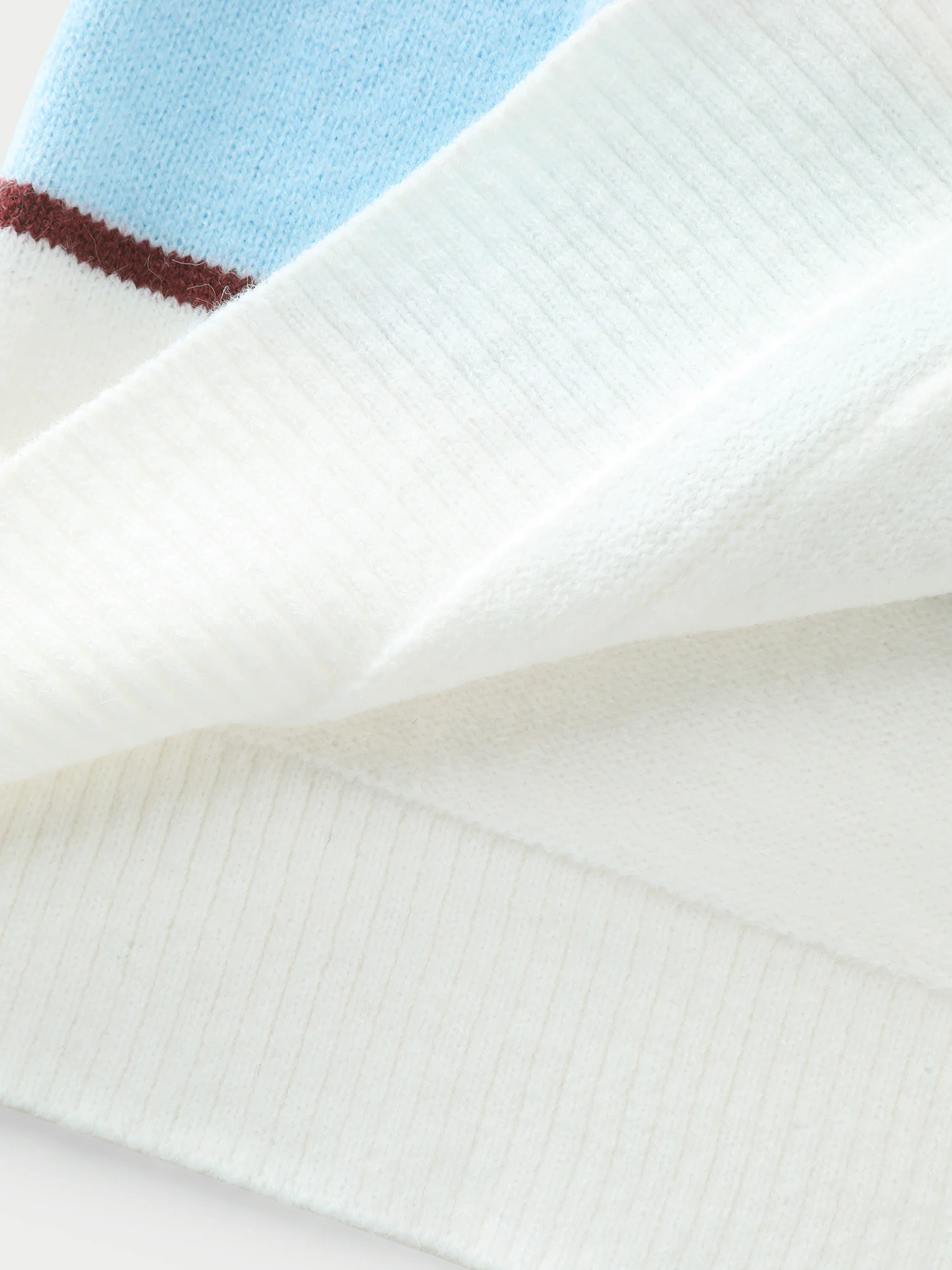 Colorful Stripes Button Knit Cardigan - Image 7
