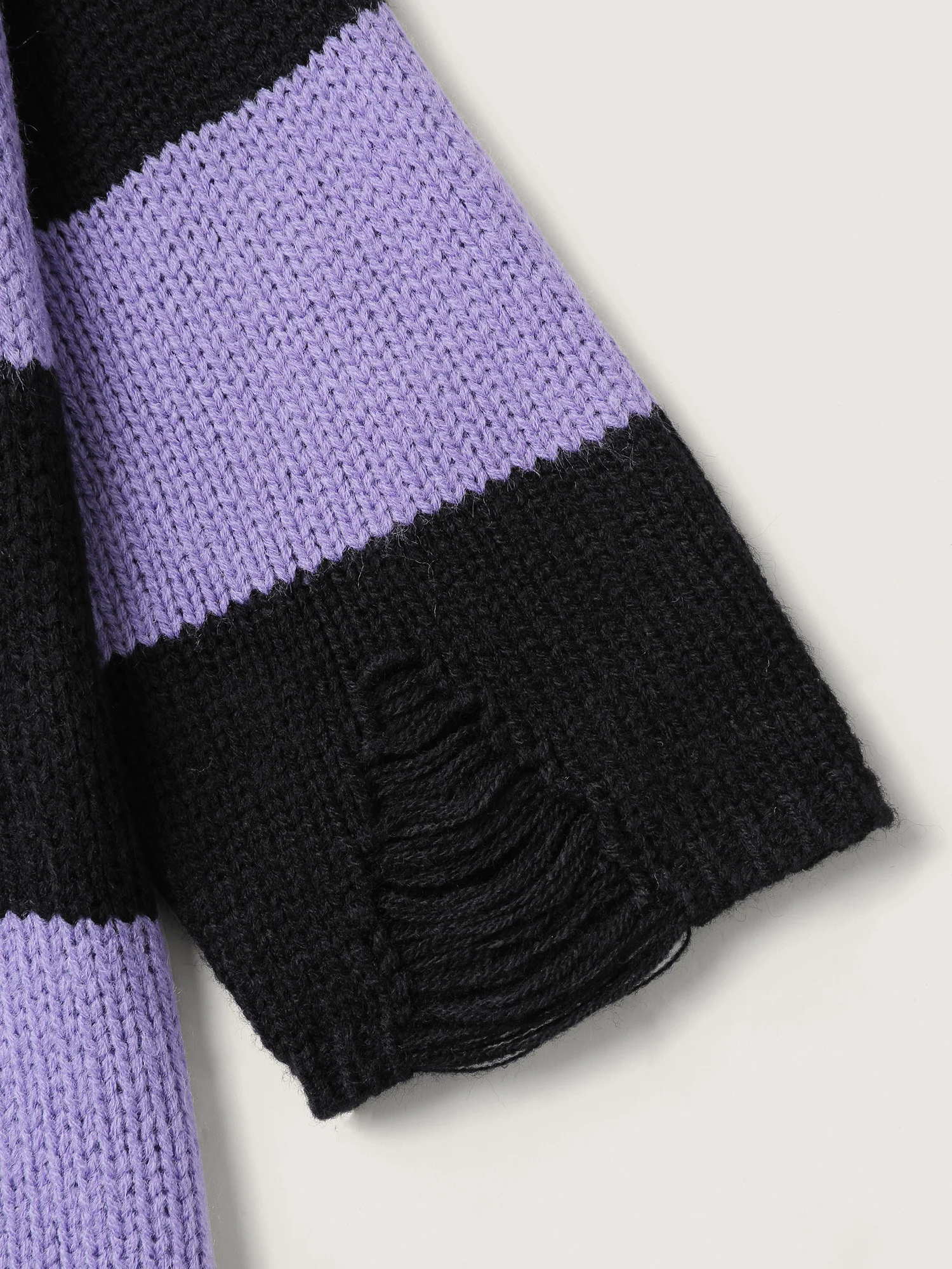Colorful Stripes Cut-Out Pullover - Image 6